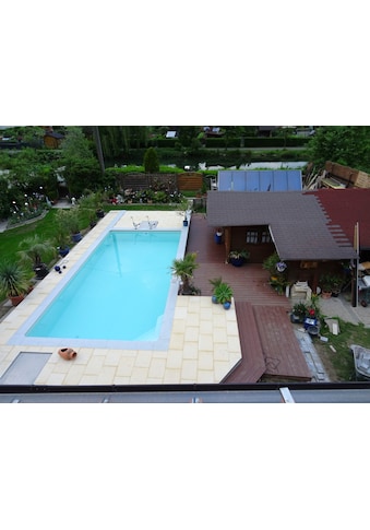 Pool »Styroporsteinpool mit Ecktreppe«, (Set, 4 tlg.)