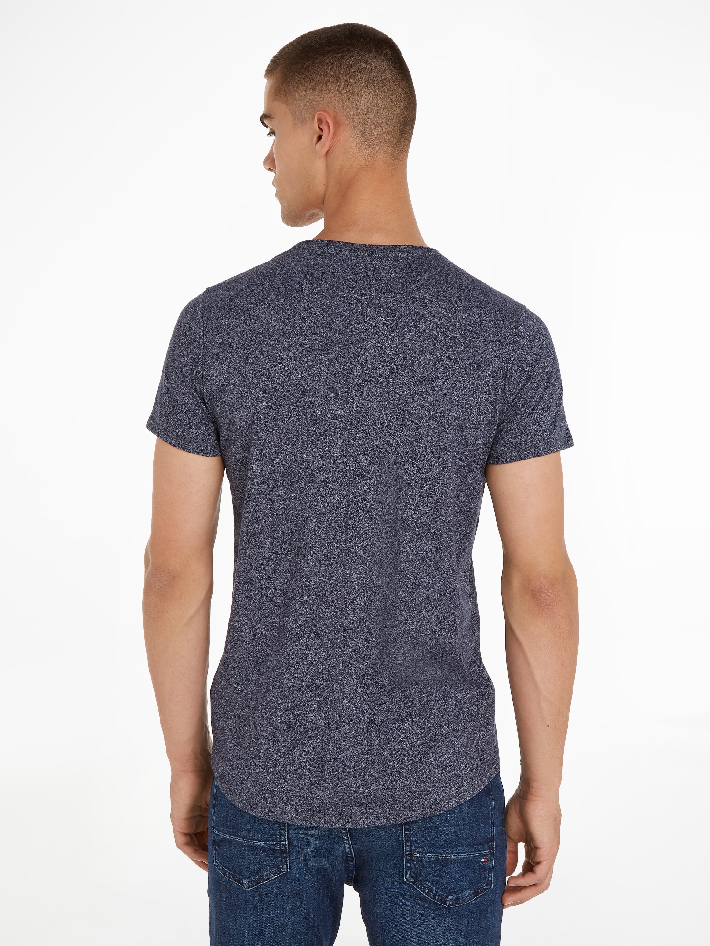 Tommy Jeans T-Shirt »TJM SLIM JASPE C NECK«, Classics Slim Fit mit Markenlabel