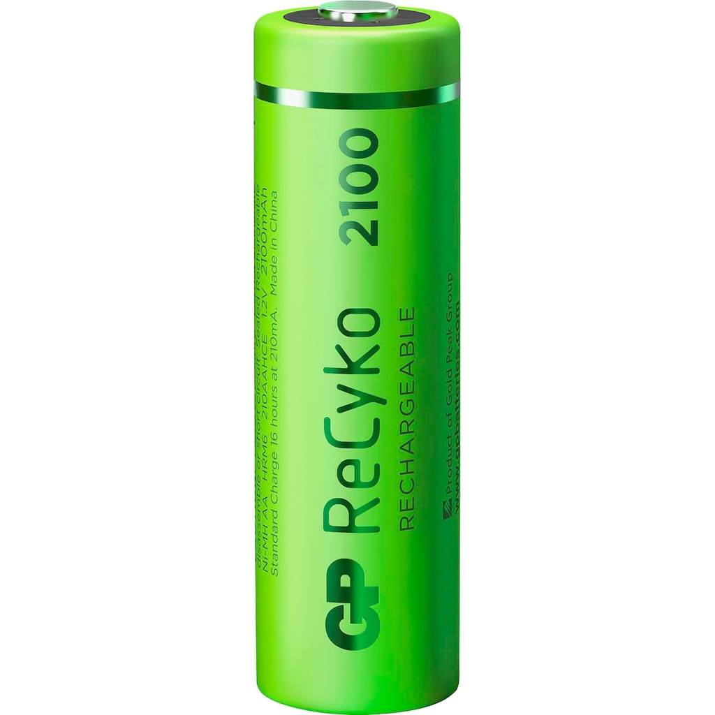 GP Batteries Akku »8er Box AA Akku NiMH 2100 mAh ReCyko 1,2V«, Mignon, 2100 mAh