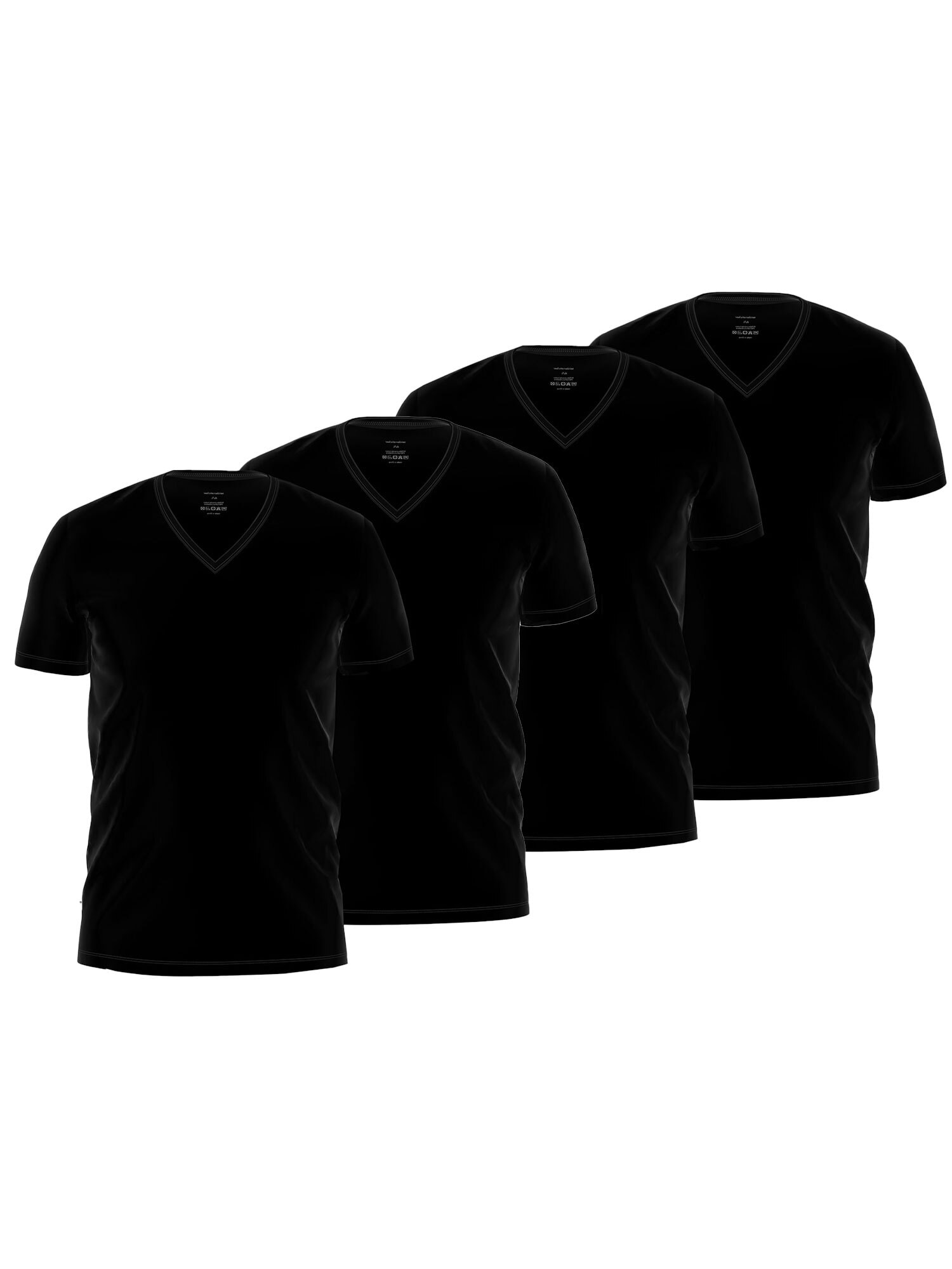 seidensticker Unterhemd »4er Pack Herren T-Shirt 1/2 Arm«