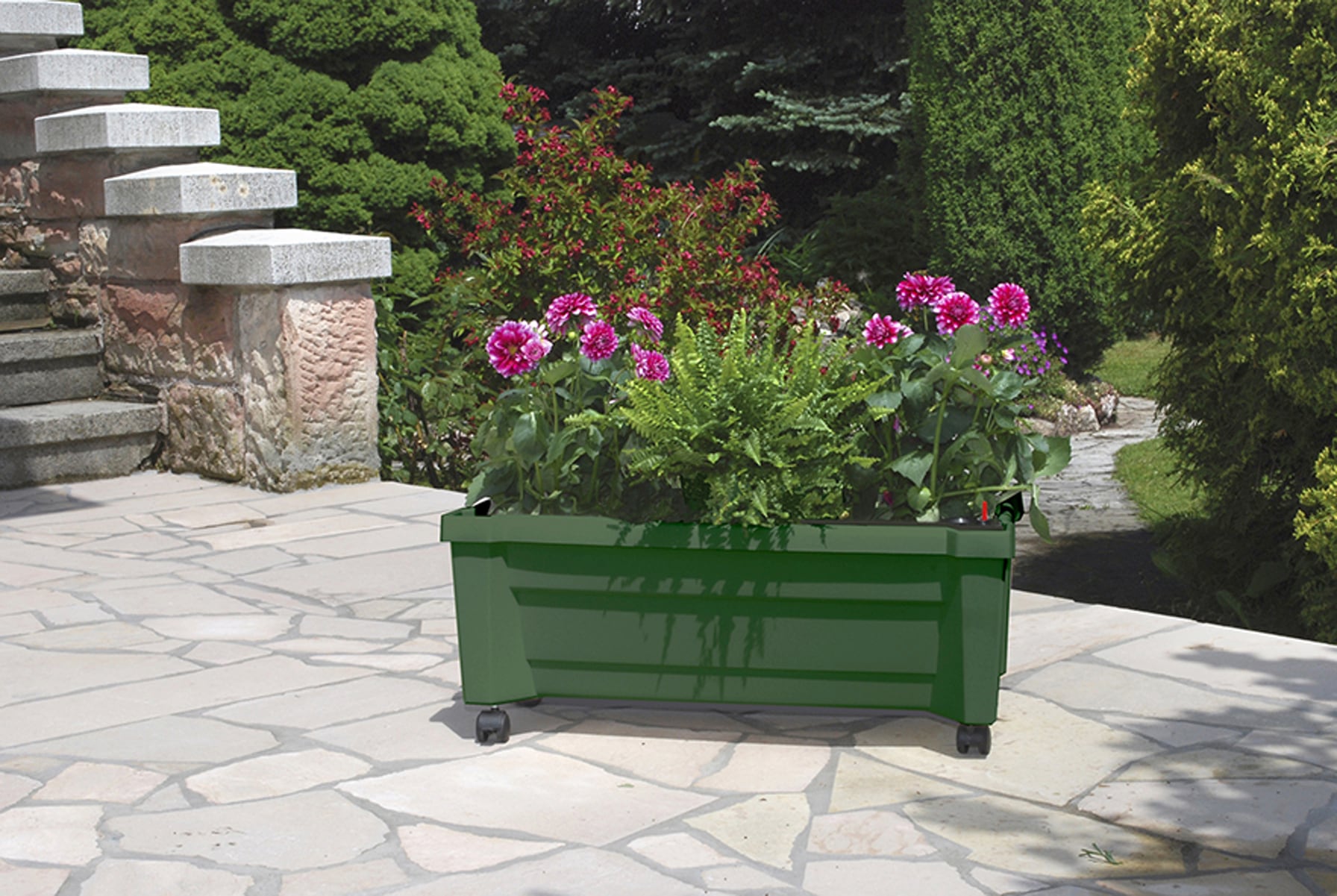 KHW Pflanzkübel, Kunststoff, BxTxH: 79x35x33 cm