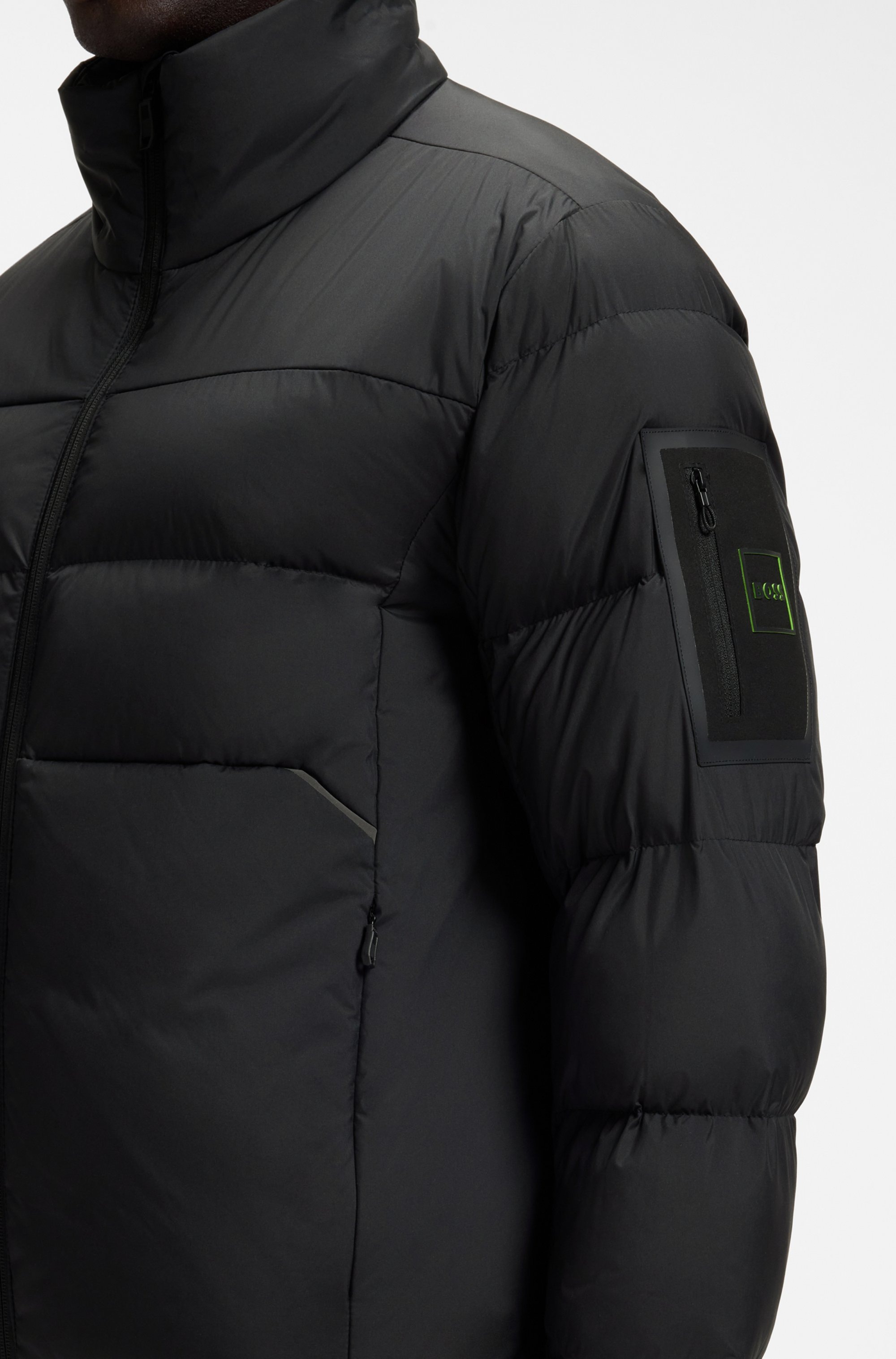 BOSS GREEN Steppjacke »OW_Urbanex Puffer 2« mit Stehkragen, wasserabweisend