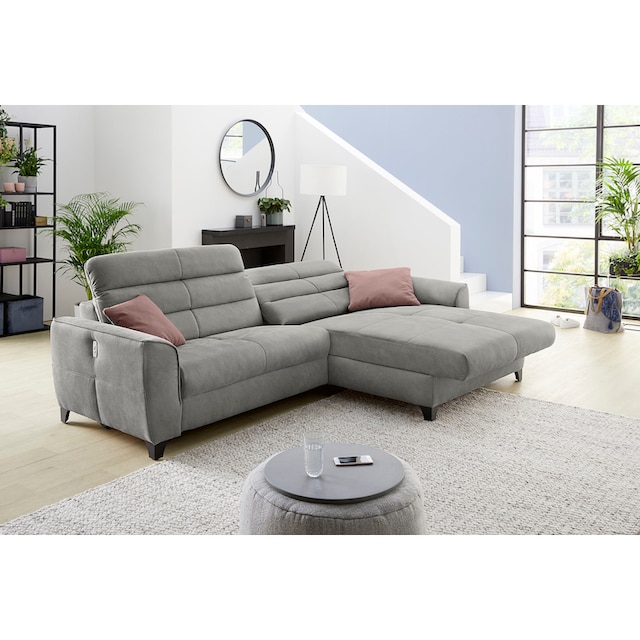 Jockenhöfer Gruppe Ecksofa »Double One«, mit 2x 120cm breiten, elektromotorischen  Relaxfunktionen bequem kaufen