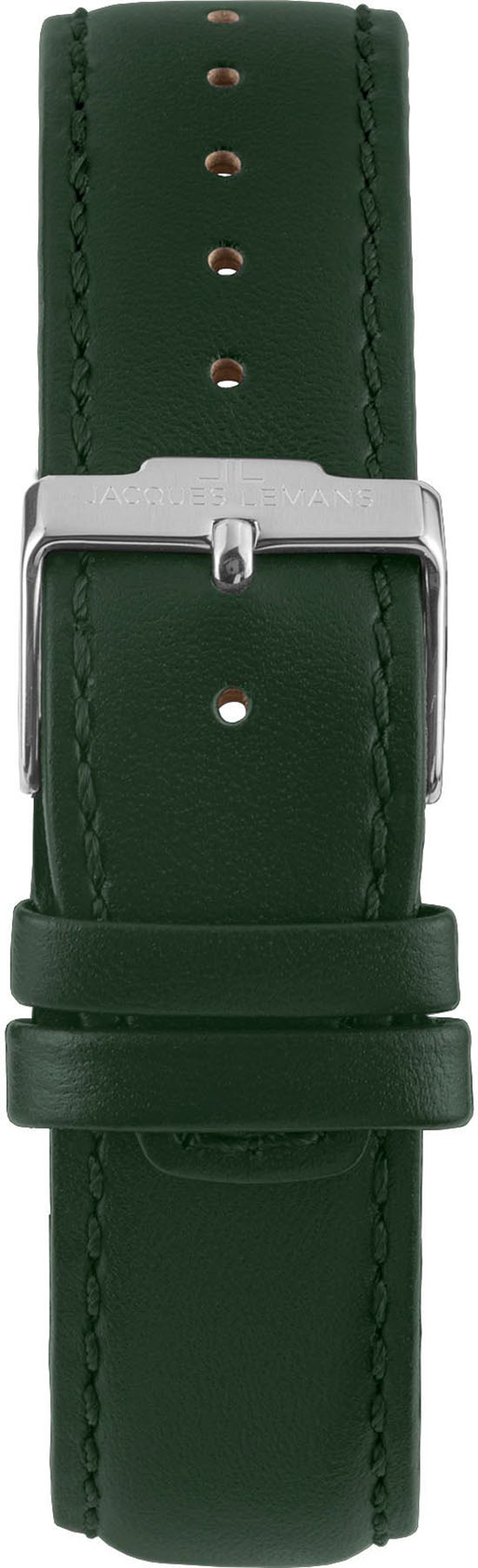 Jacques Lemans Quarzuhr »Derby« Armbanduhr, Herrenuhr, Lederarmband, analog, Tag, kleine Sekunde