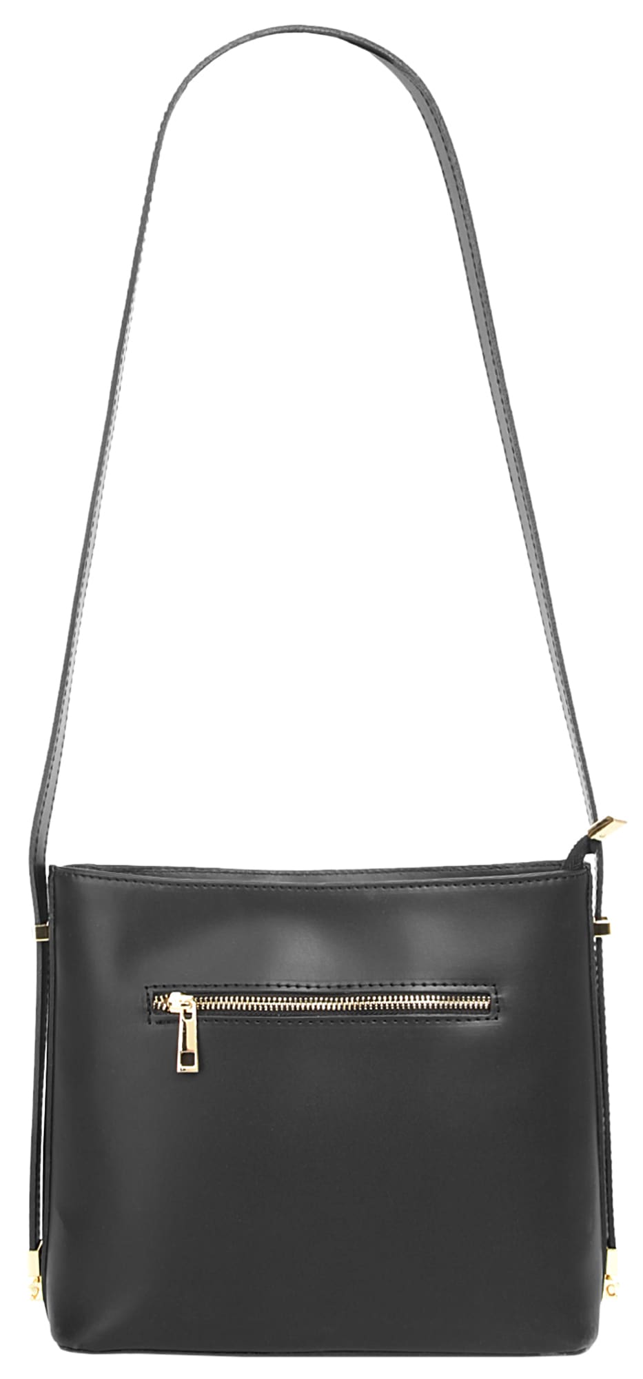 Cluty Henkeltasche, echt Leder, Made in Italy