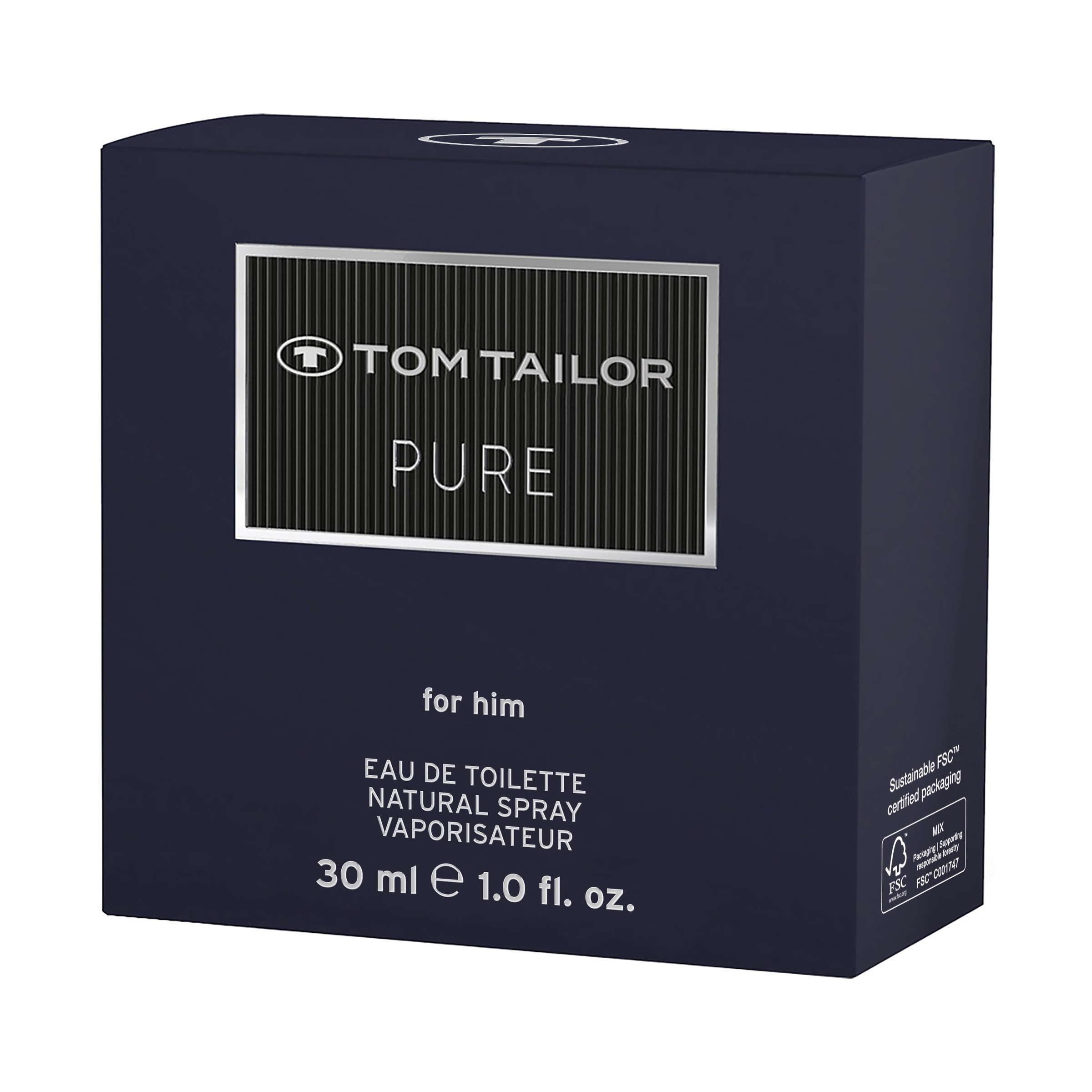 TOM TAILOR Eau de Toilette »PURE FOR HIM« EdT 30 ml Man