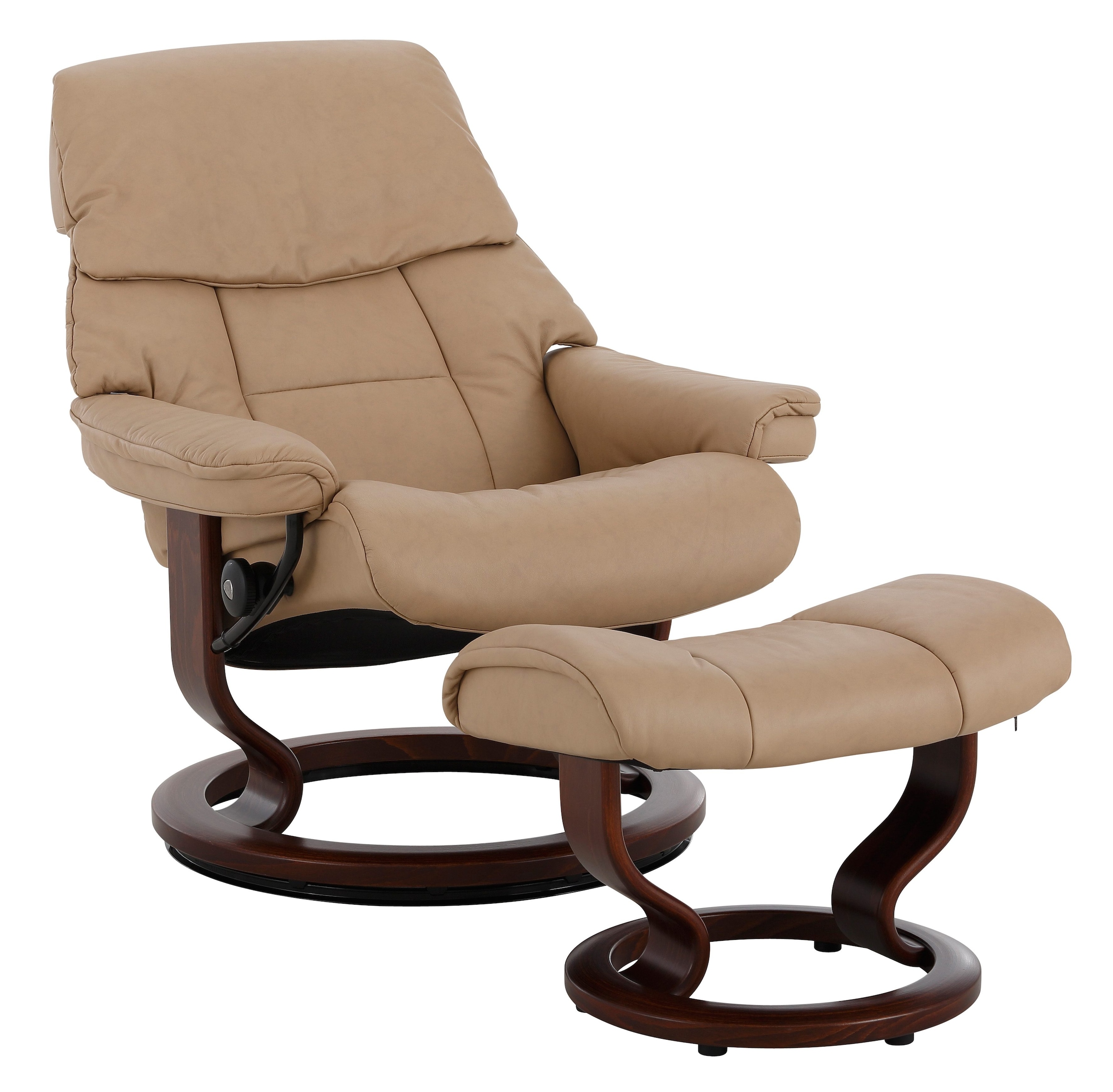 Rechnung bestellen M, Wenge, Gestell Base, mit Eiche, Hocker), (Set, Größe Schwarz »Ruby«, auf Braun Relaxsessel Stressless® mit Classic Relaxsessel &