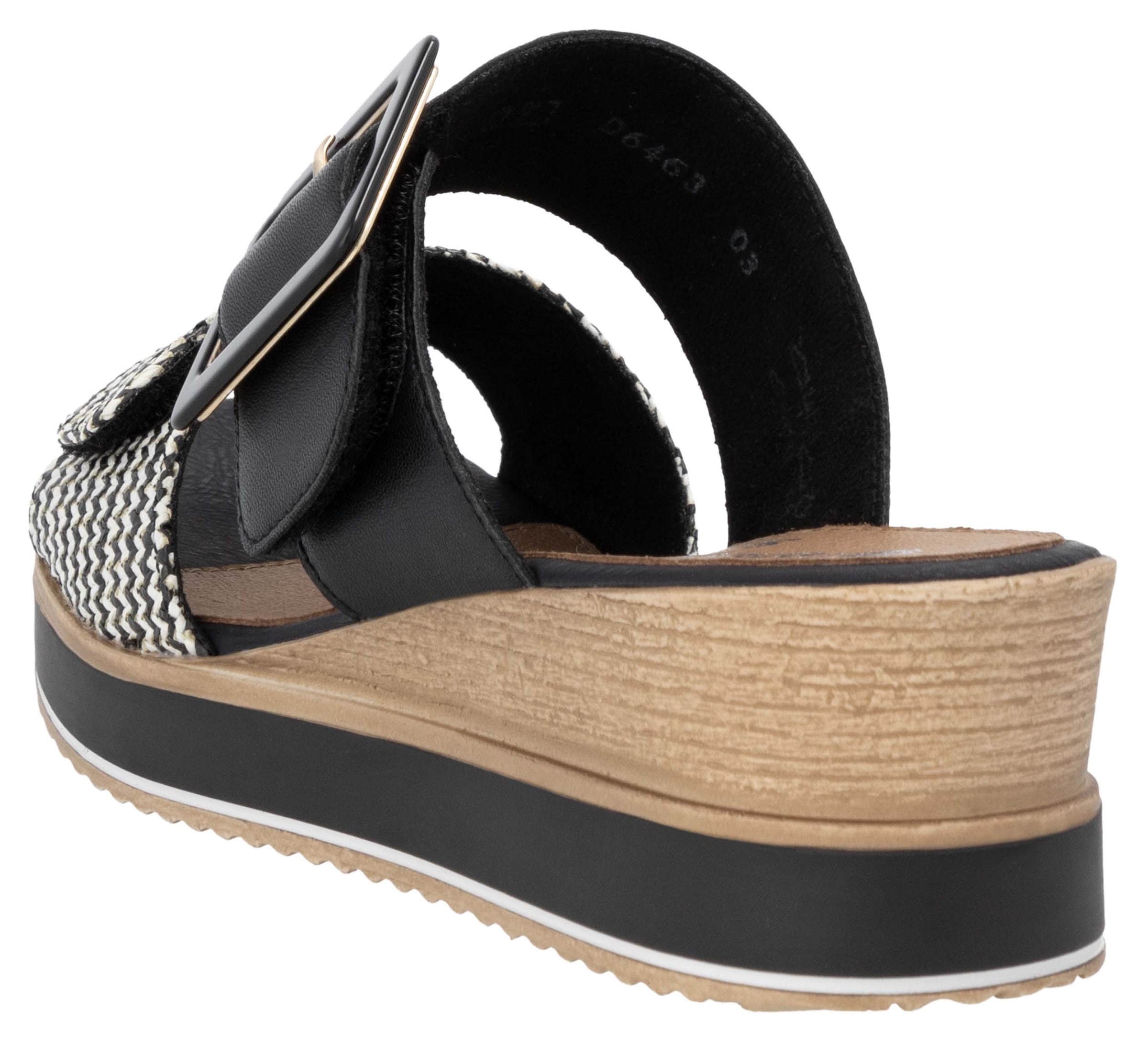 Remonte Pantoffel, Keilabsatz, Sommerschuh, Bequemschuh mit Softfußbett