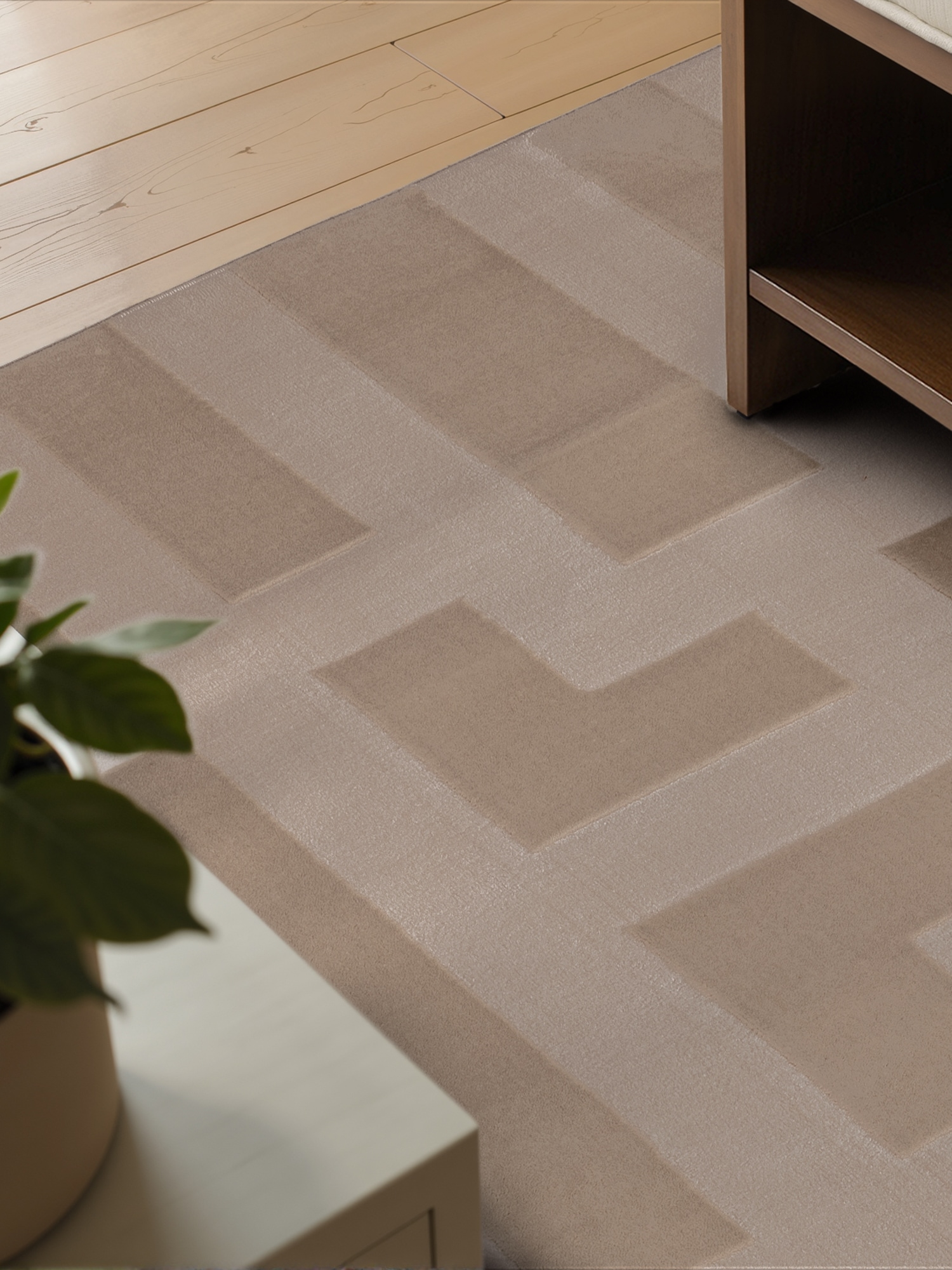 ELLE DECORATION Designteppich »Onyx«, rechteckig, 9 mm Höhe, Wohnzimmer, Schlafzimmer, Läufer, Hoch-Tief Effekt, Flur, Glanz