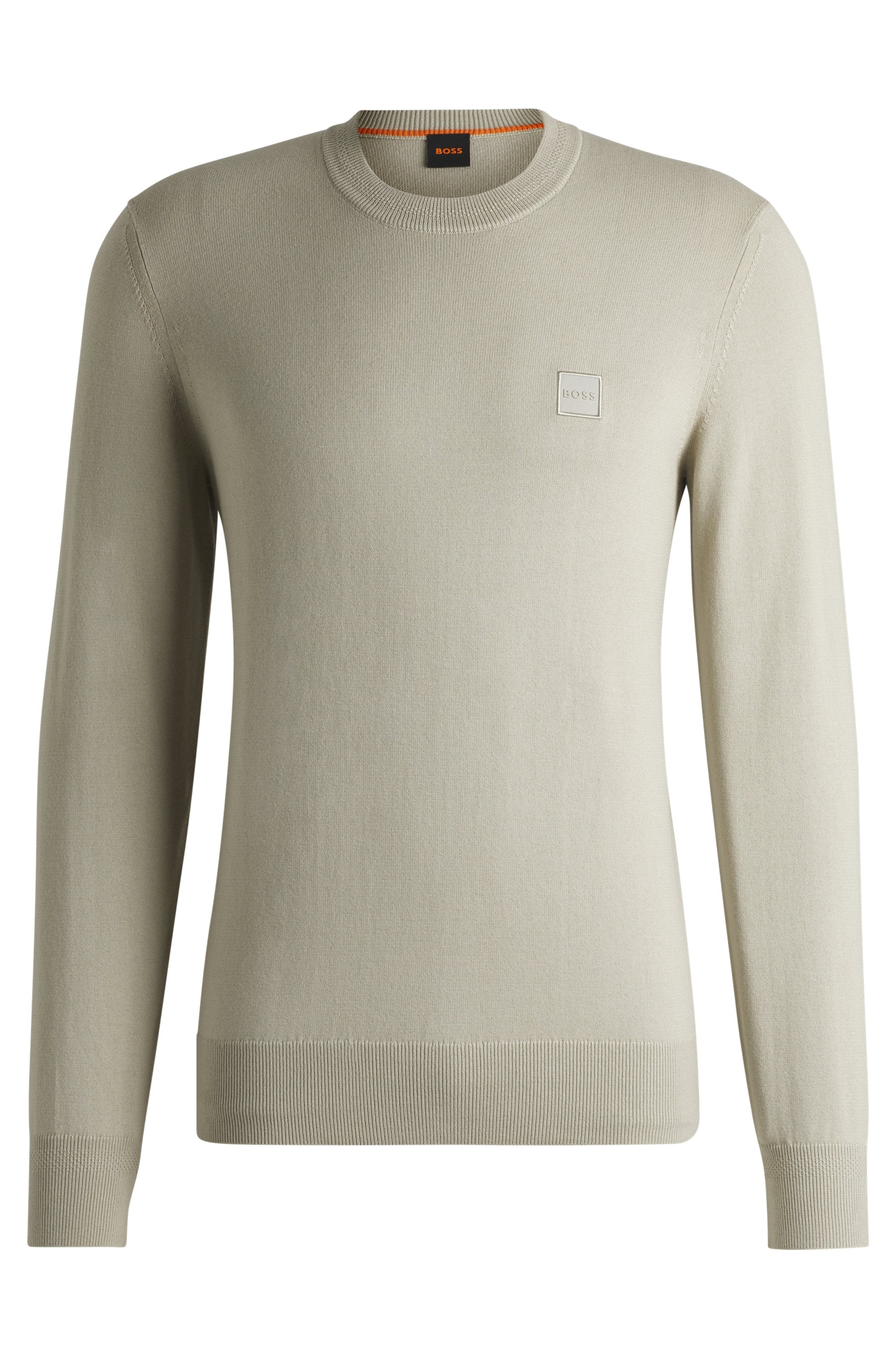BOSS ORANGE Strickpullover »Kanovano_S 1026«, mit Rundhalsausschnitt