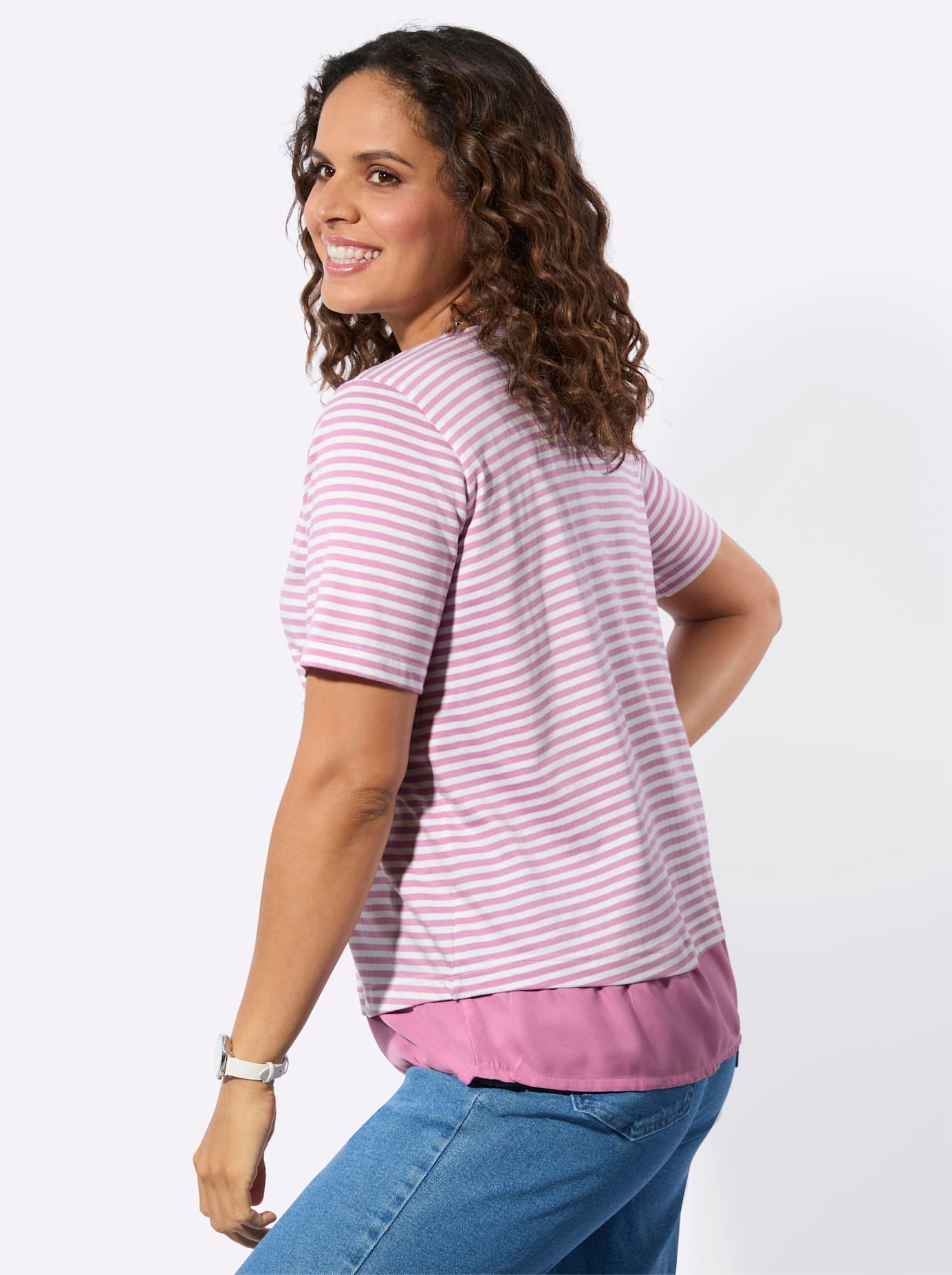 Casual Looks 2-in-1-Shirt »Ringelshirt« 1 tlg.