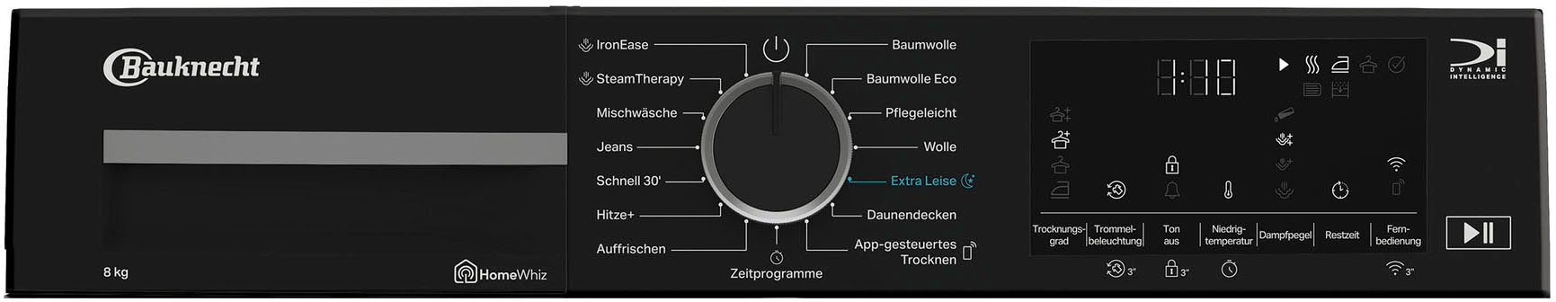 BAUKNECHT Wärmepumpentrockner »BT 86B WB«, HomeWhiz App