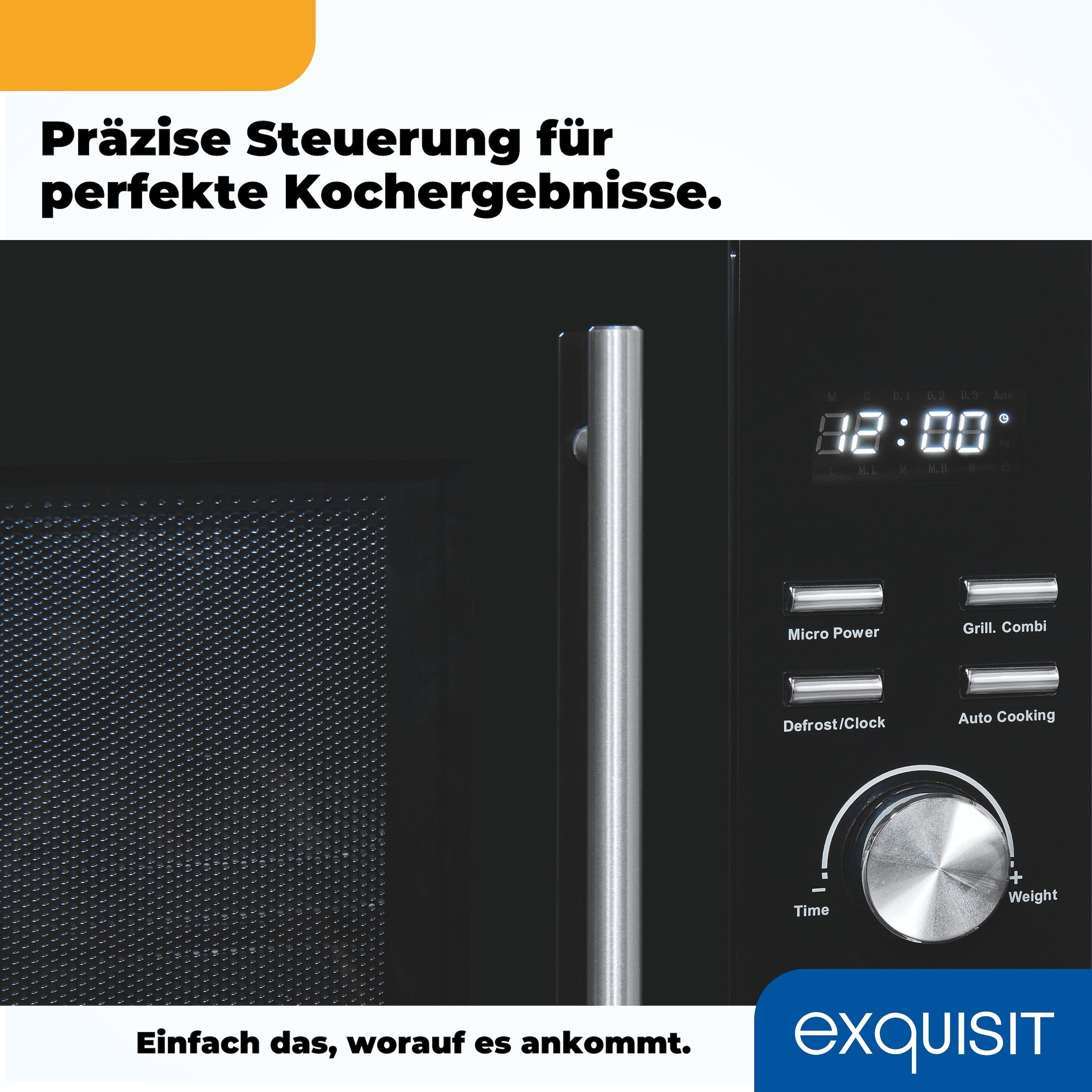 exquisit Mikrowelle »MW8023-F-240DIG«, Mikrowelle