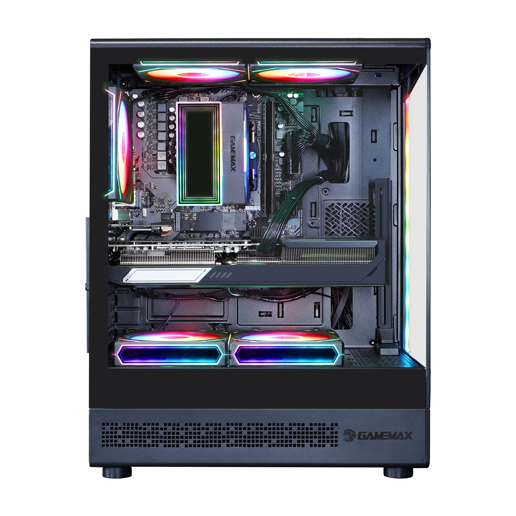 GAMEMAX Gaming-PC »VISTA COC AB 8039 AMD Ryzen 5 7500F 16GB DDR5 1TB SSD RX 9070« Windows 11, DDR5 RAM
