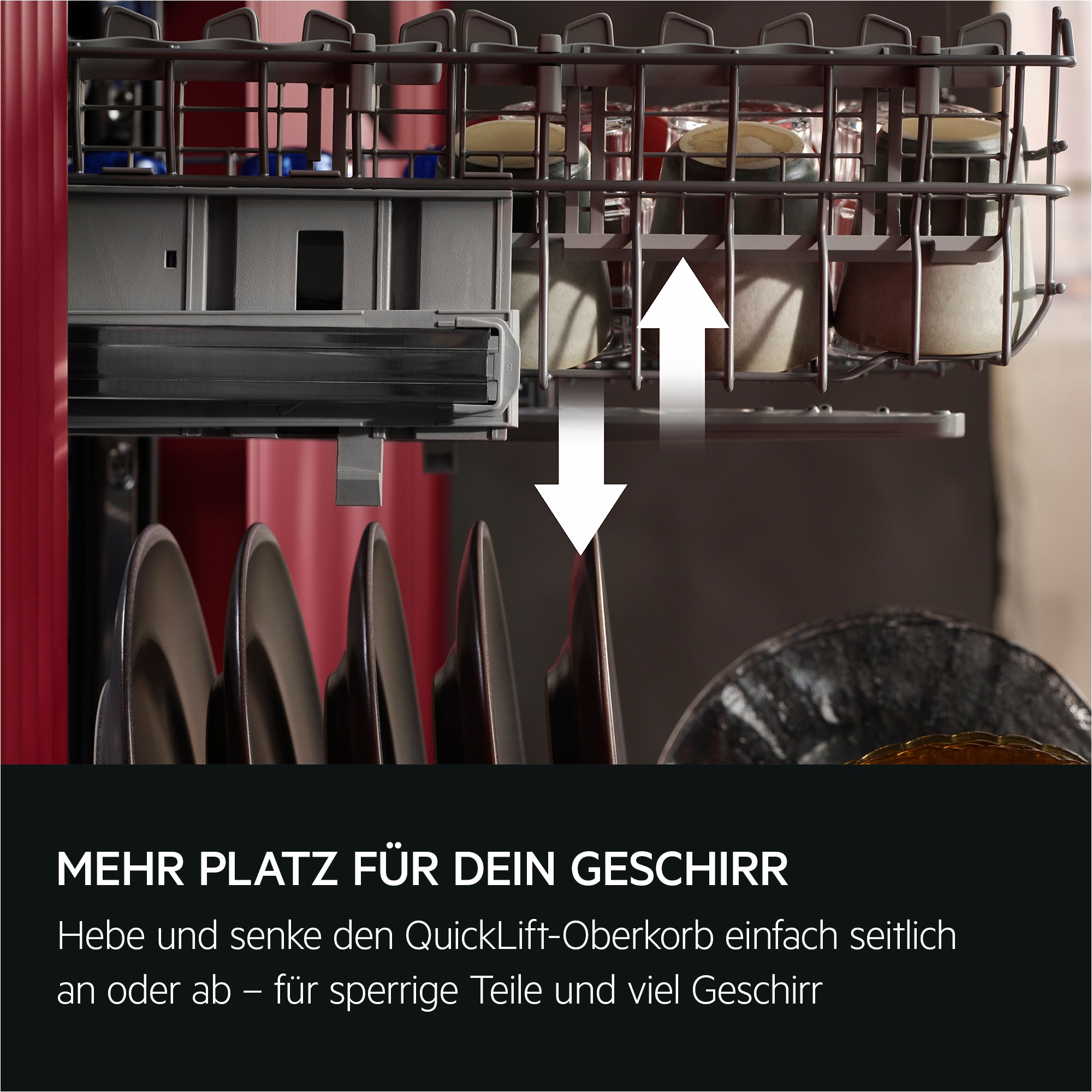 AEG vollintegrierbarer Geschirrspüler 6000 »GI620C2SC« Spülmaschine – starke Sprühabdeckung, viel Platz & sauber