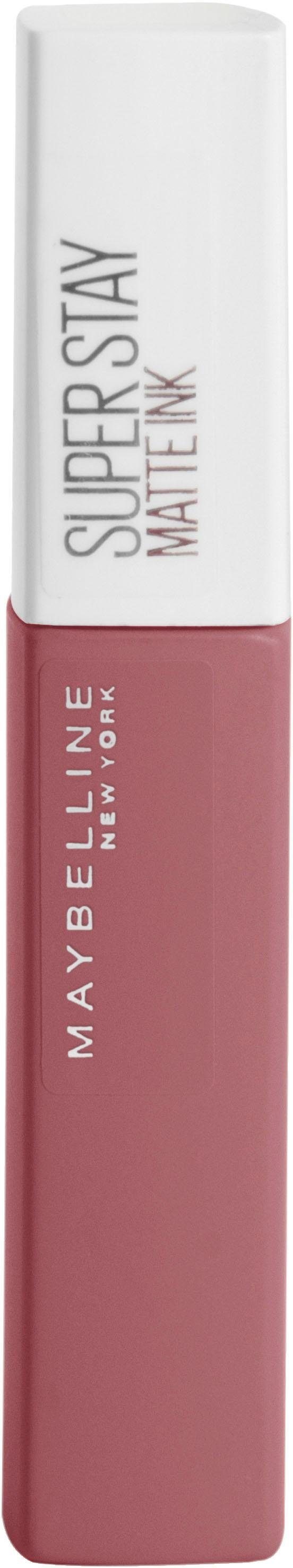 MAYBELLINE NEW YORK Lippenstift »Super Stay Matte Ink Pinks«, mit natürlichen Inhaltstoffen