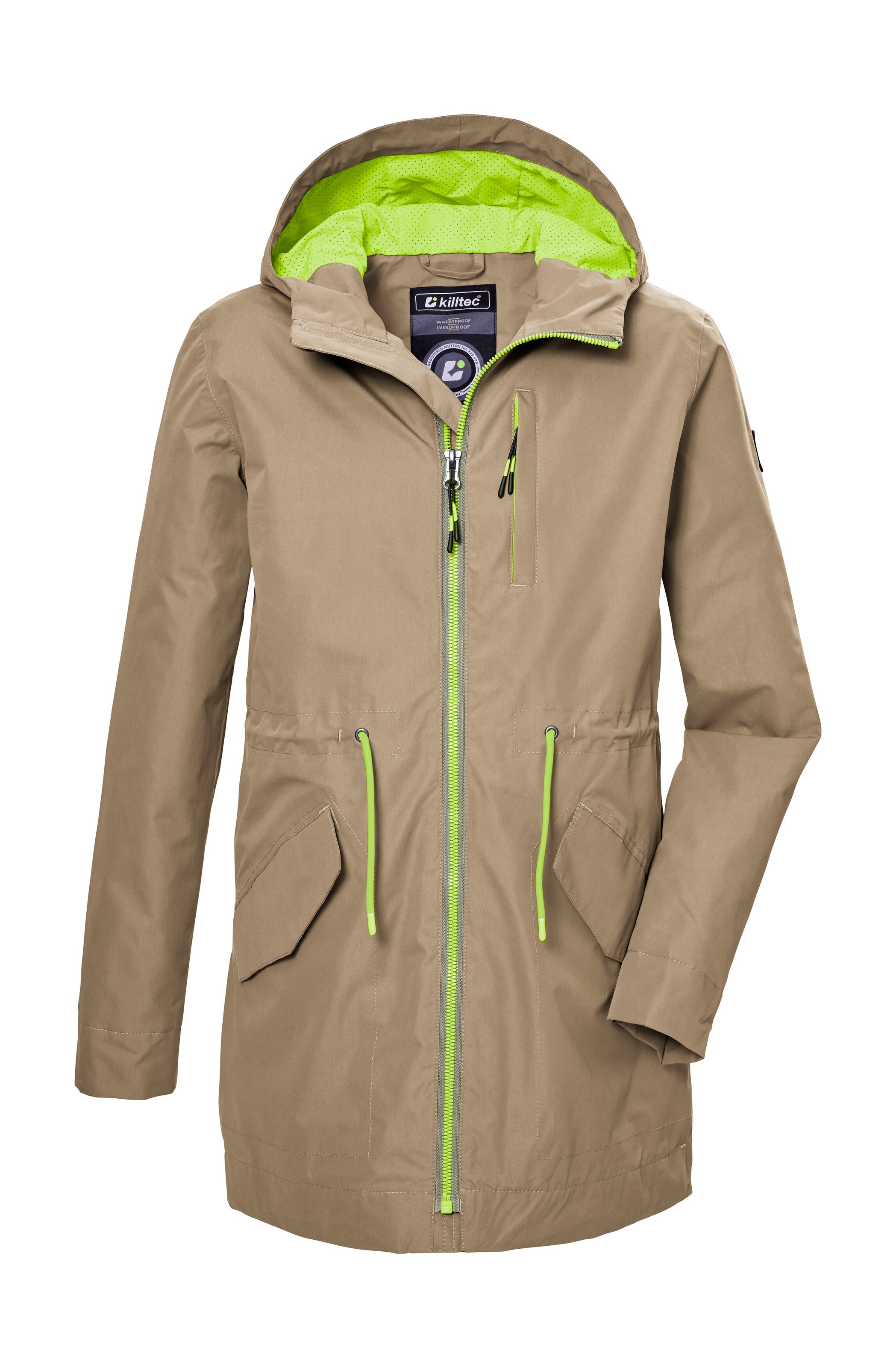 Killtec Parka »KOS 148 GRLS PRK« Wind- und wasserdichter Parka mit reflektierenden Elementen