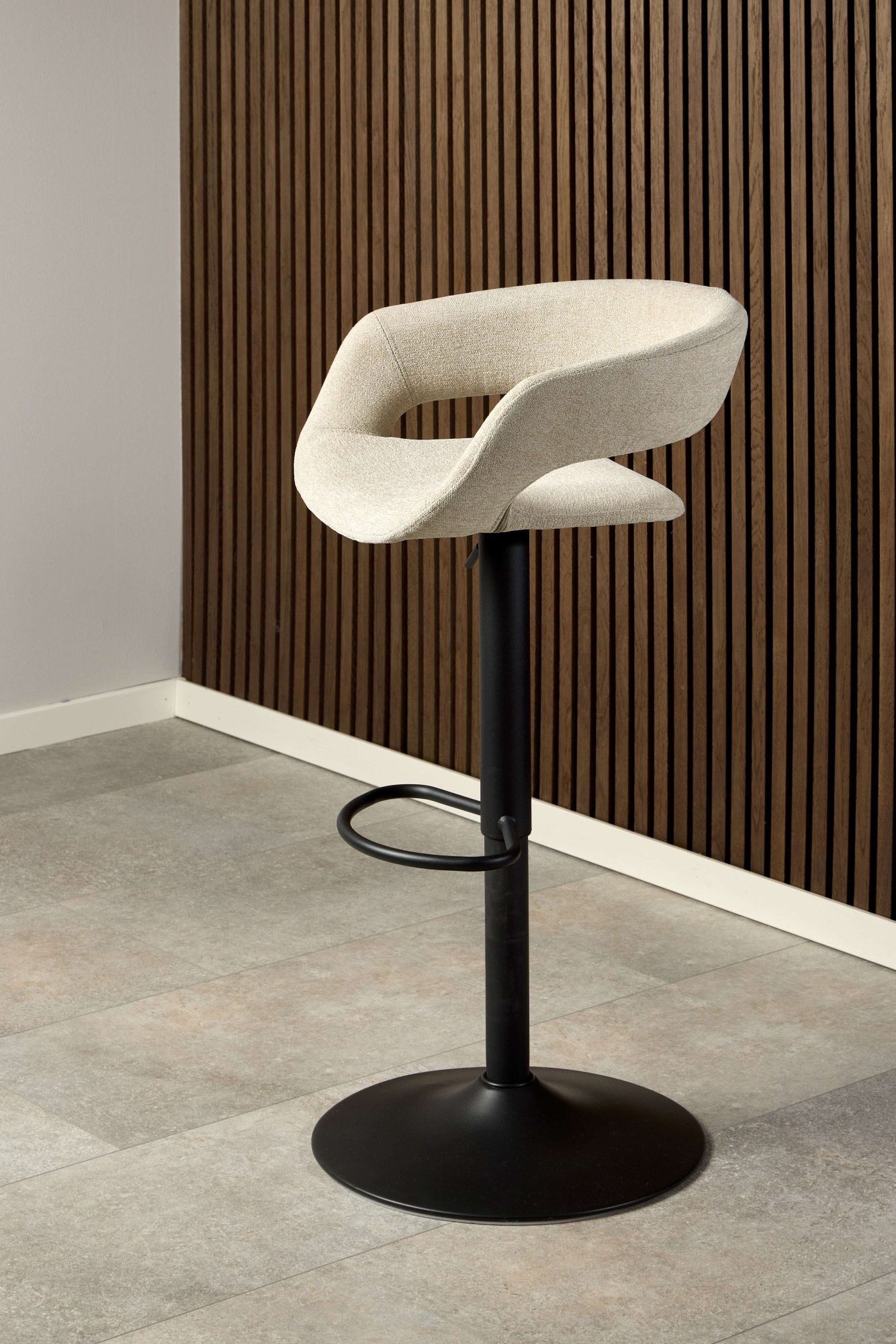 ACTONA GROUP Barhocker »Grace«, (Set, 2 St., 2 stk), Barhocker, Apia sand, Trompete Gestell, mit drehfunktion, 2 stk