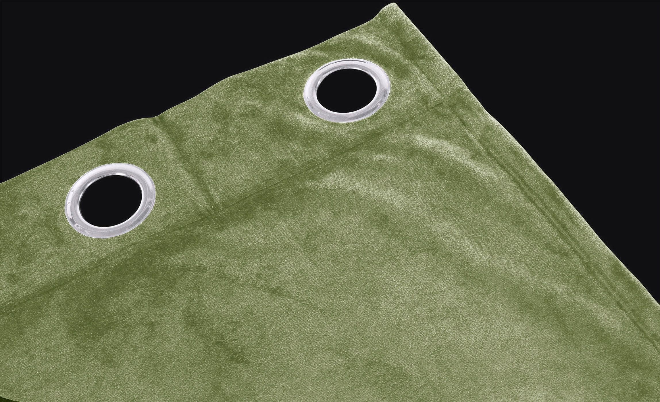 LeGer Home by Lena Gercke Vorhang »Samt Ladina« Ösen 1 Stk. tlg. blickdichter Vorhang, Samt Vorhang