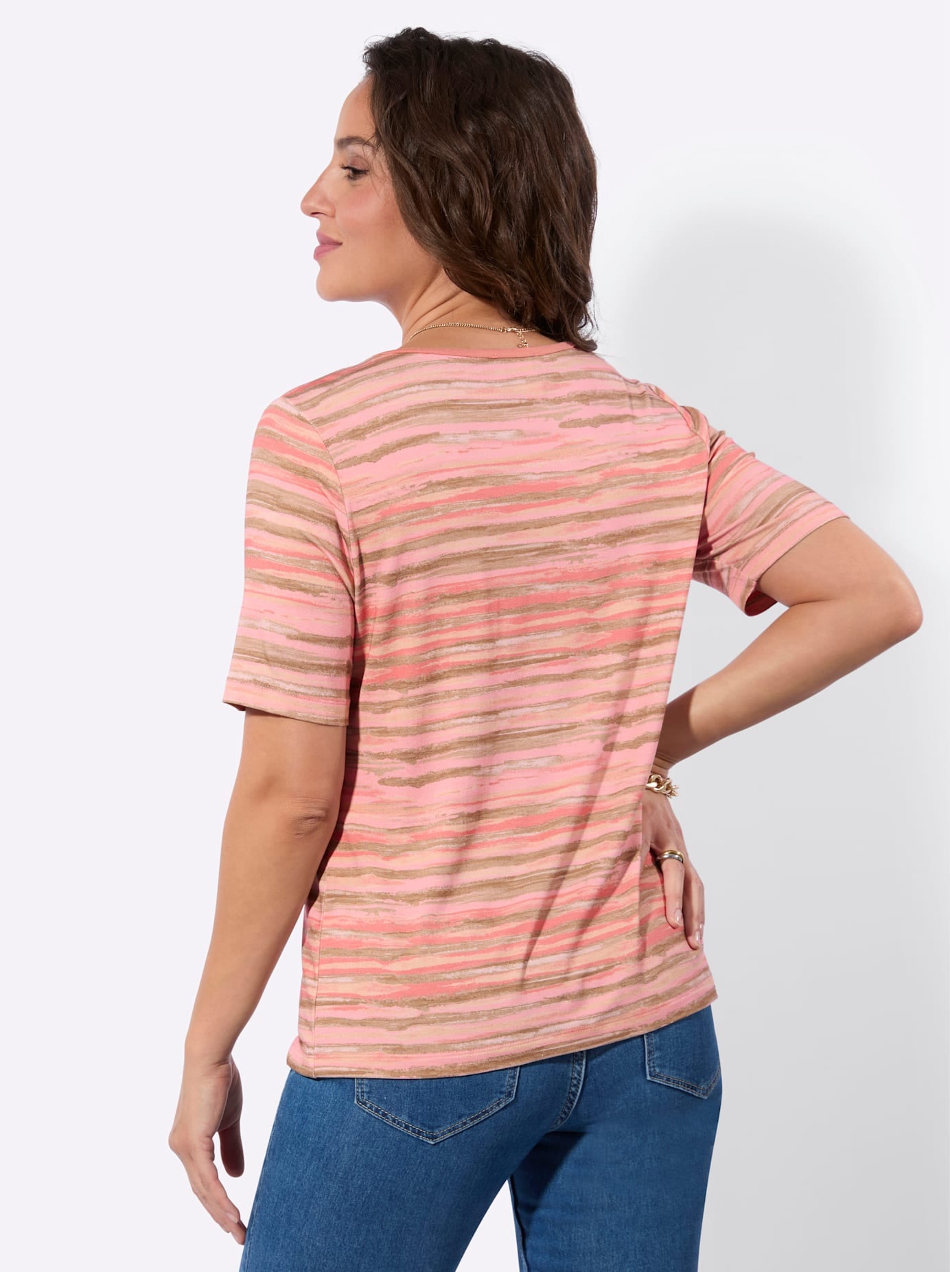 Casual Looks Rundhalsshirt »Druck-Shirt« 1 tlg.