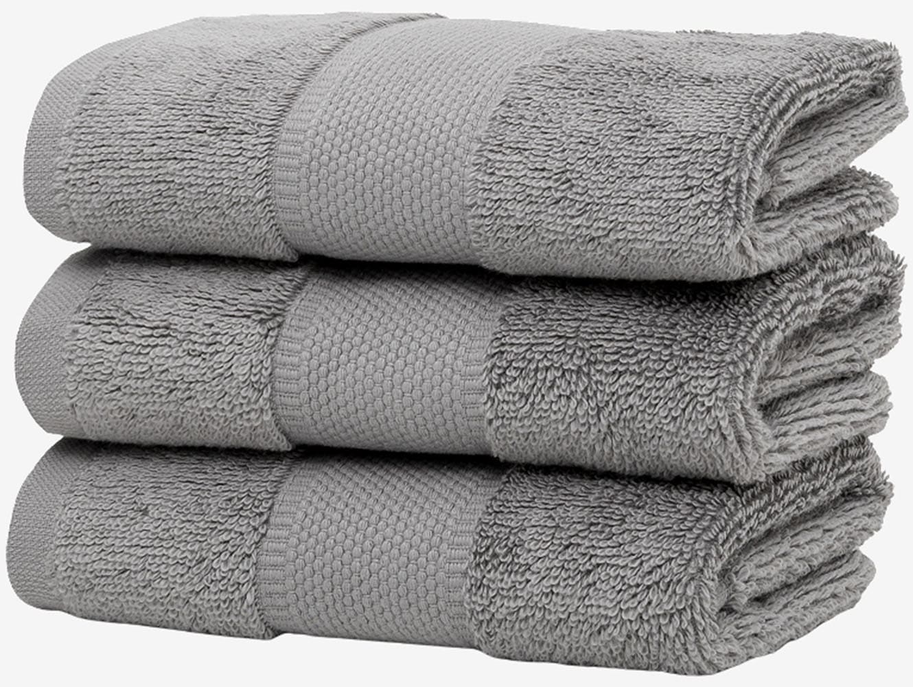 Wolkenfeld Gästehandtücher »Premium Low-Twist Baumwolle 550 g/m² – 3 Gästehandtücher« 30×50 cm – weich, saugfähig und ideal für Gäste & Alltag