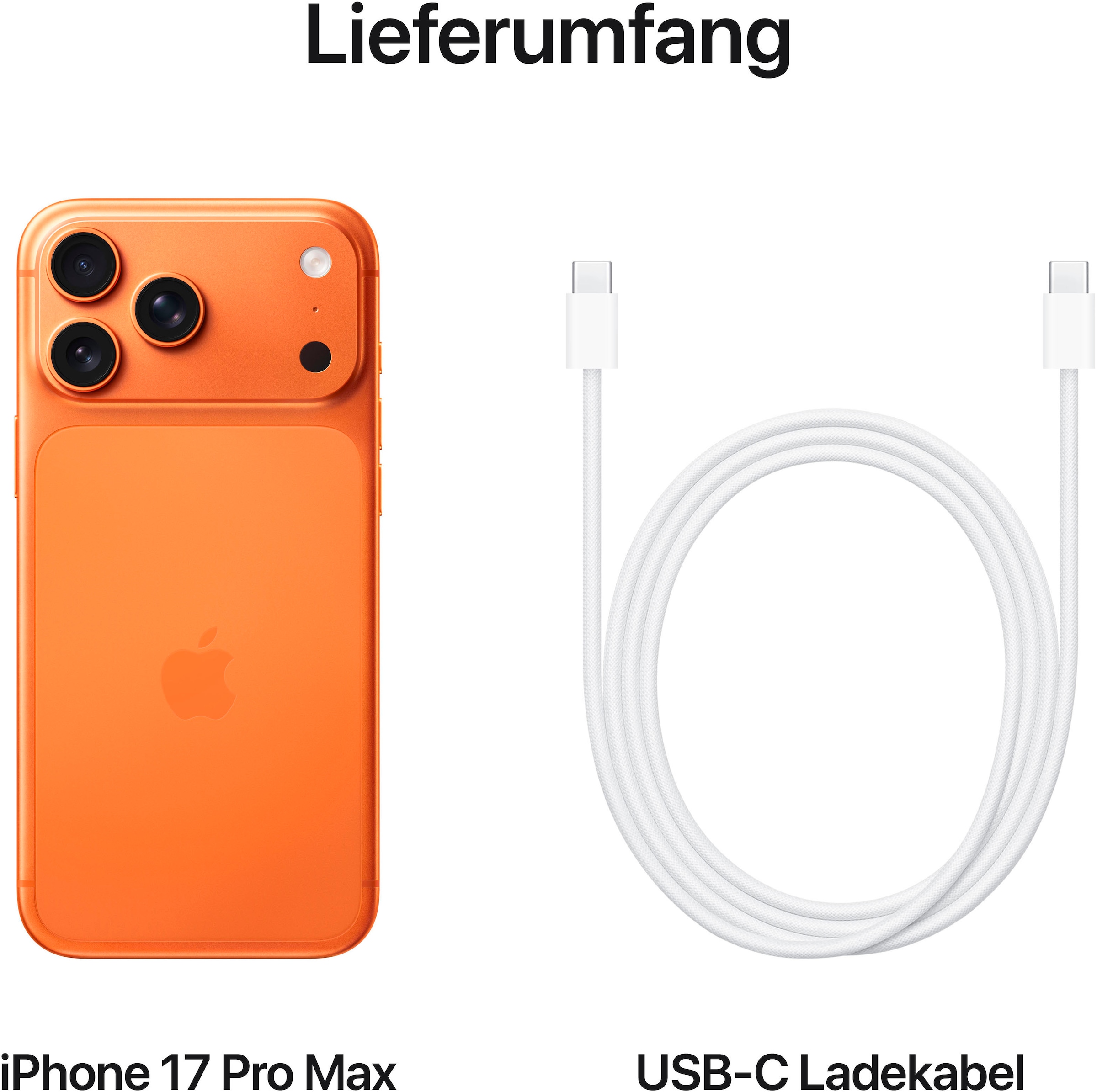 Apple Smartphone »iPhone 17 Pro Max«, Cosmic Orange