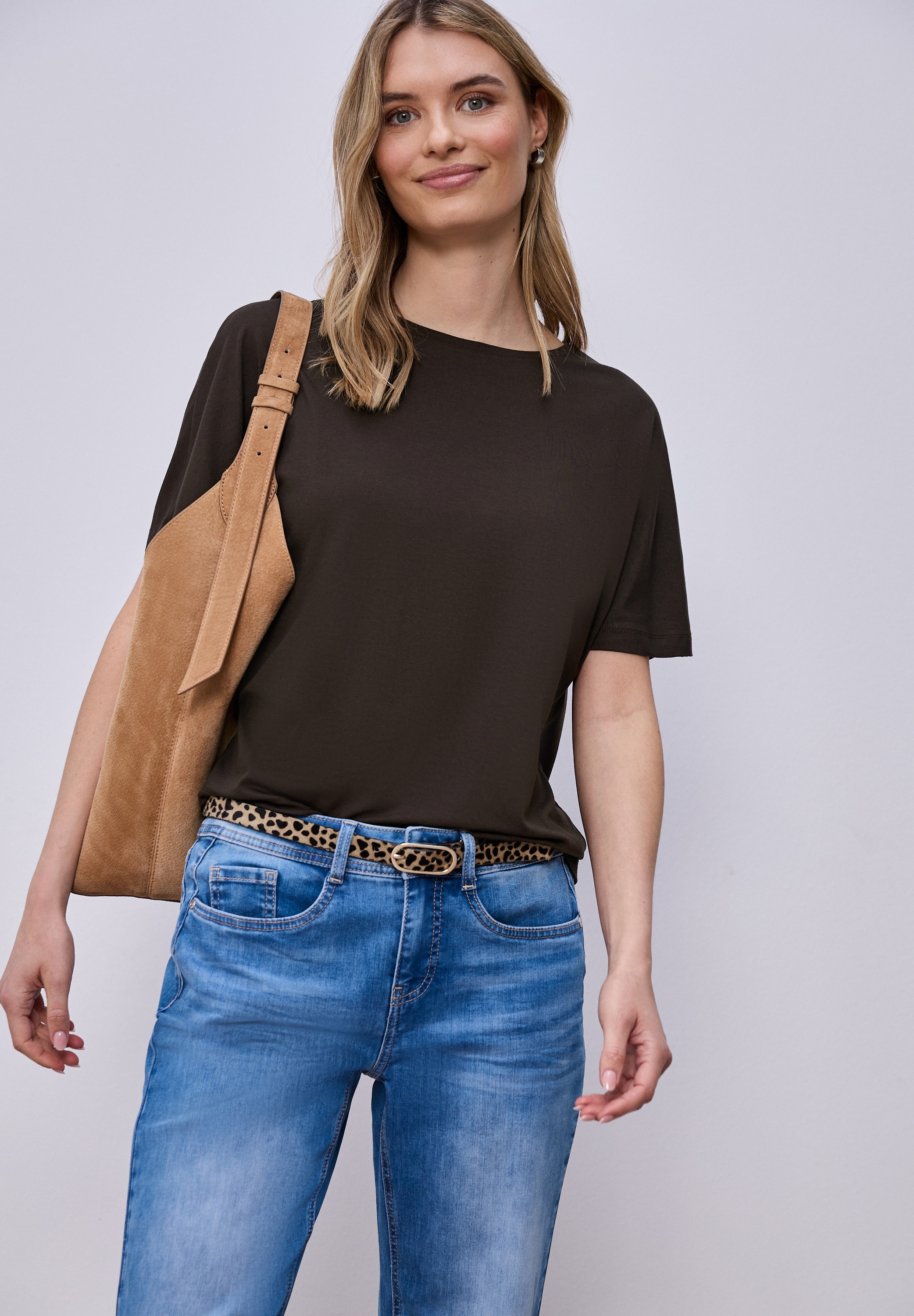 STREET ONE T-Shirt mit Stretchanteil