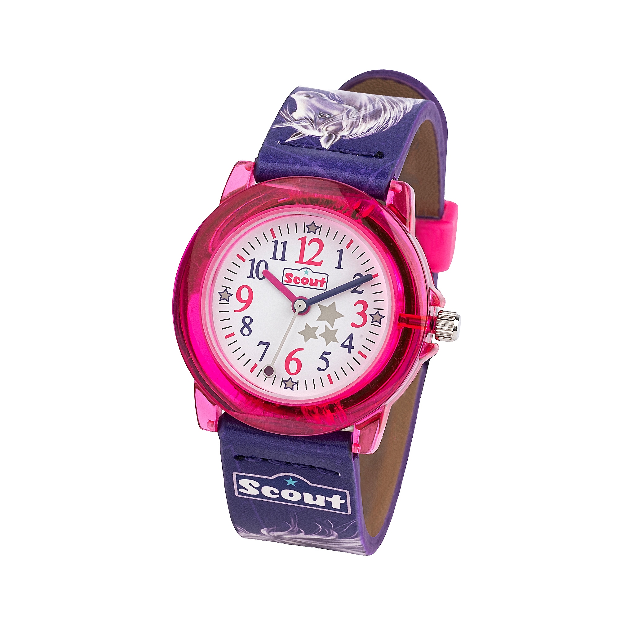 Scout Quarzuhr »Crystal« Armbanduhr, Kinderuhr, Mädchen, Einhorn, Geschenk, Geburtstag