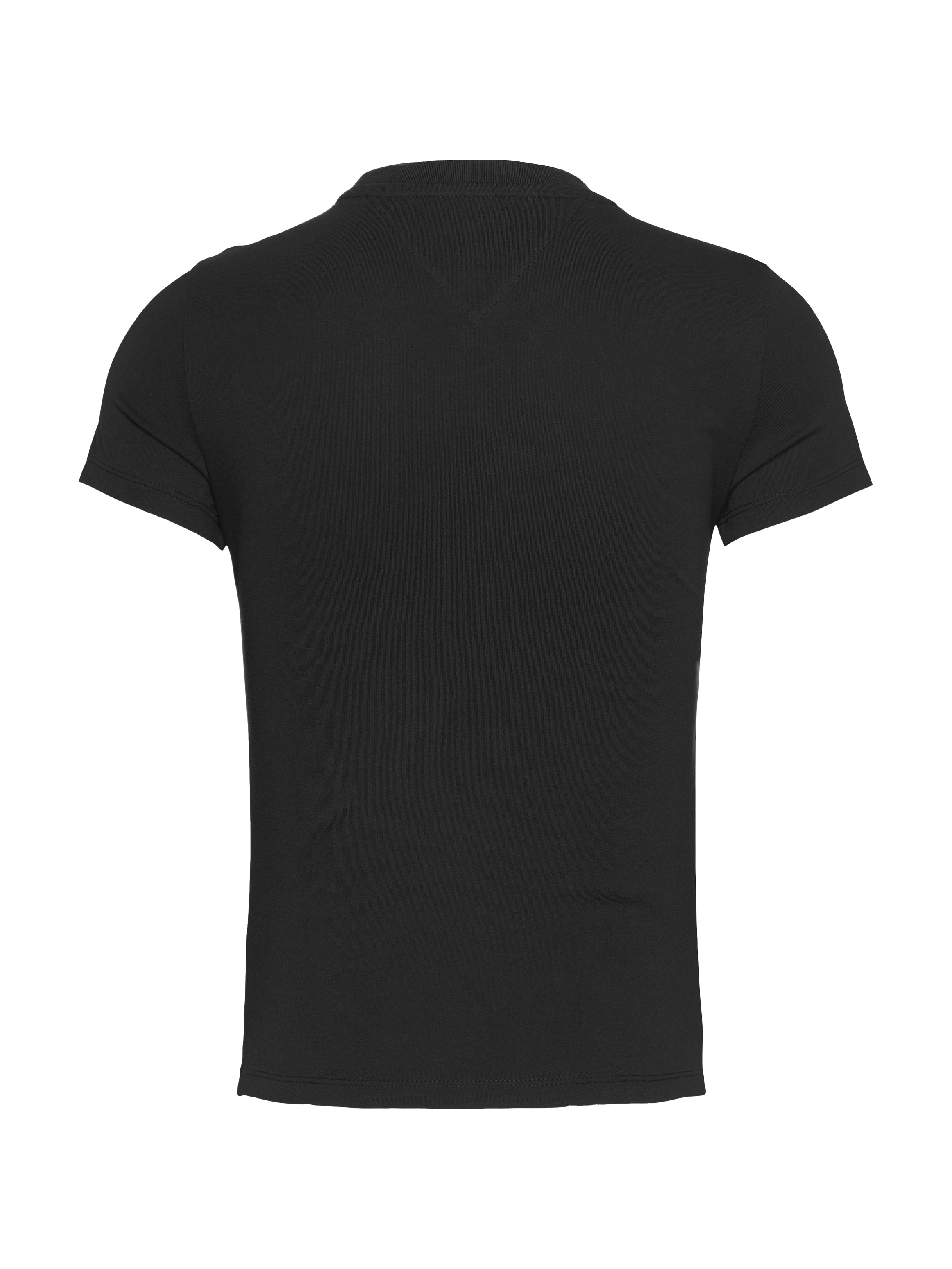 Tommy Jeans Curve Rundhalsshirt »Shirt TJW SLIM ESSENTIAL«, in Großen Größen, Logo-Print auf Brusthöhe, mit Logostickerei