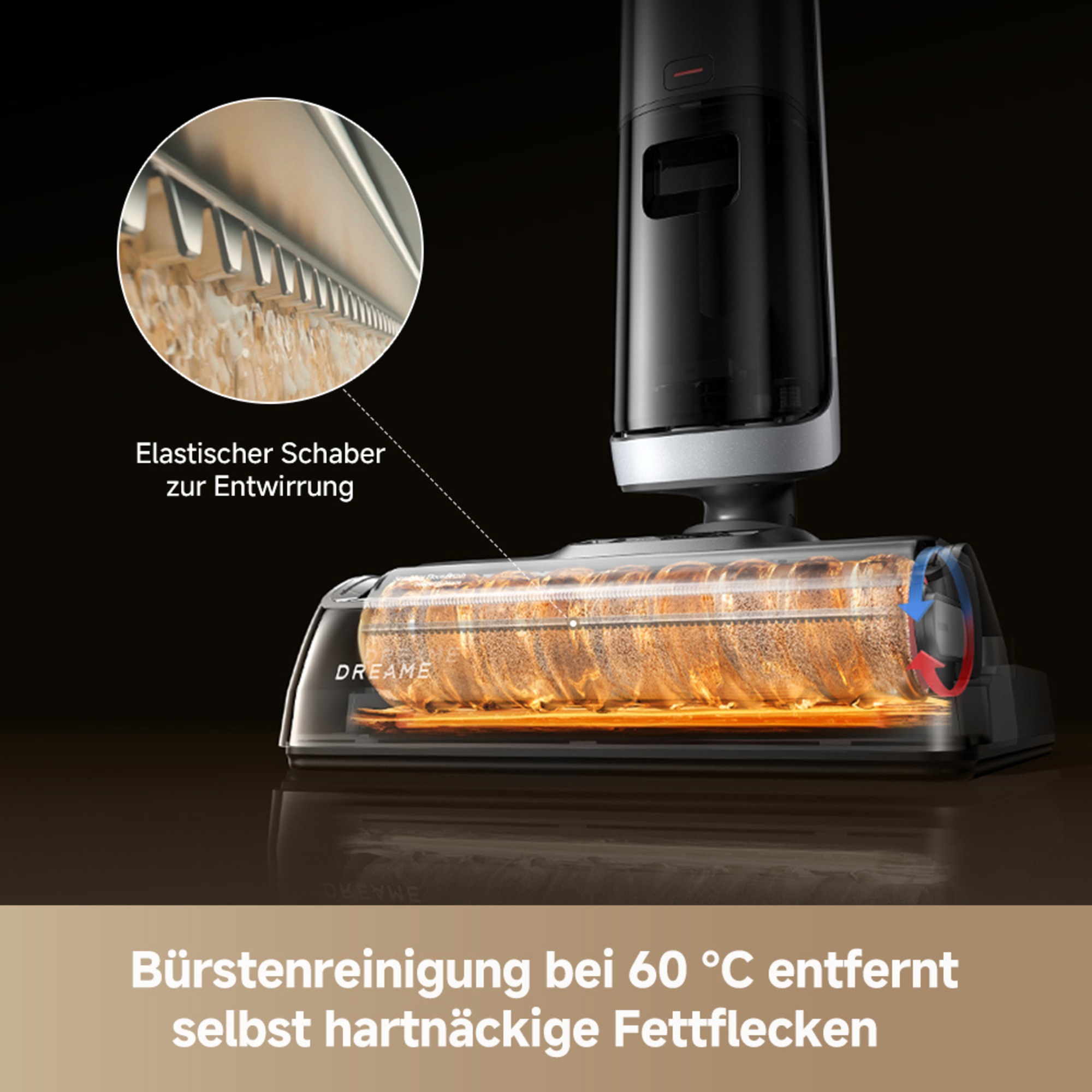 Dreame Nass-Trocken-Sauger »H14 Dual« 380 W, 5-in-1-Multifunktionssauger, dreifache Kantenreinigung