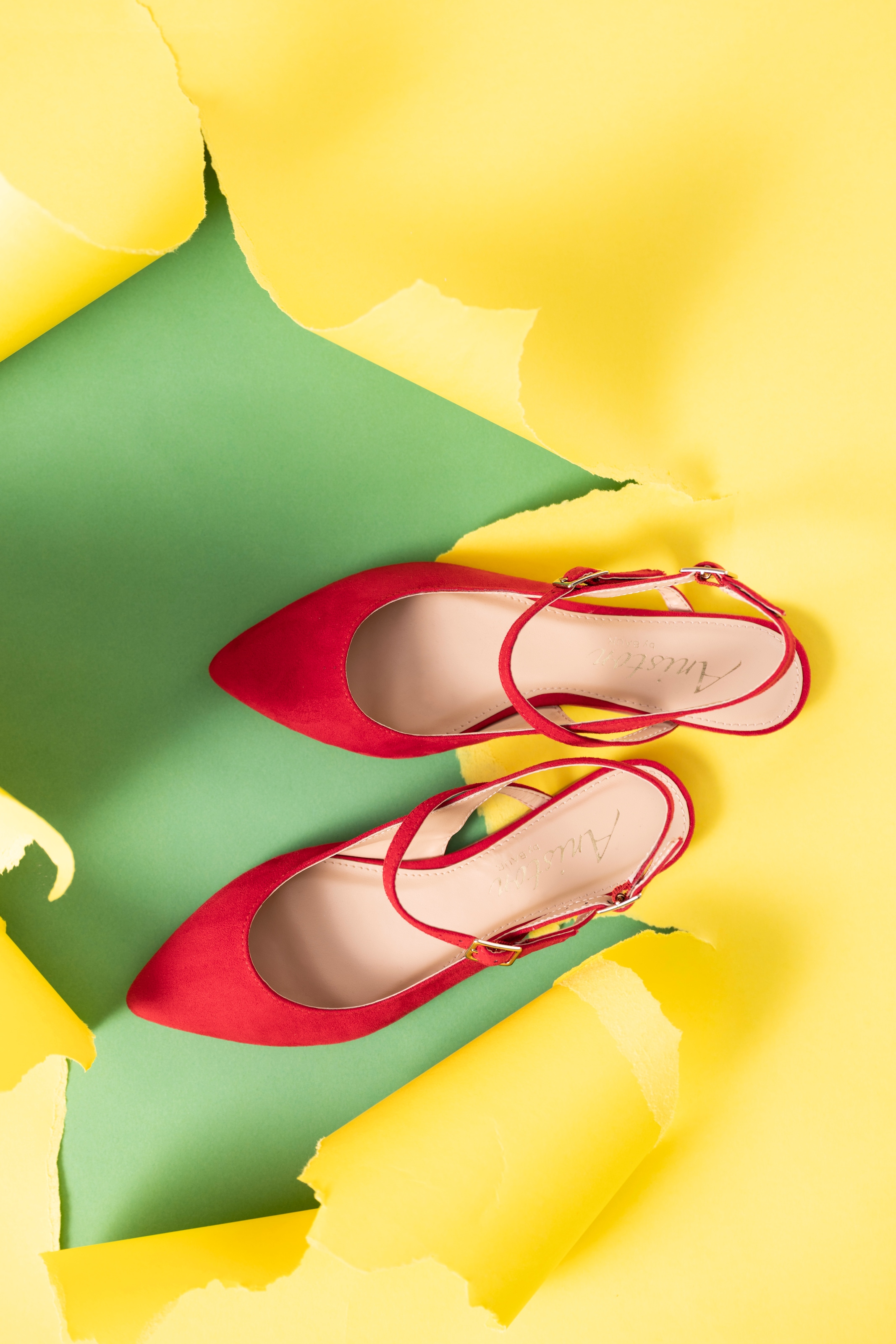 Aniston SHOES Slingpumps, Flat, Sommerschuh, Riemchensandale - neue KOLLEKTION
