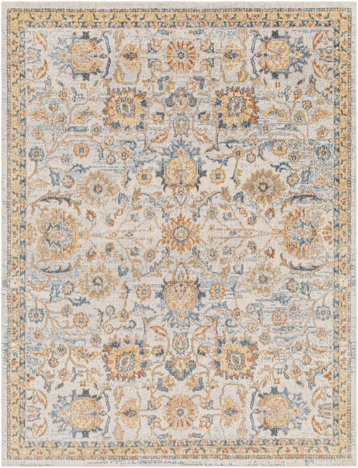 Livabliss Teppich »CINCINNATI«, rechteckig, 10 mm Höhe, Maschinenwaschbar, Vintage Kurzflor Wohnzimmerteppich, Schlafzimmer