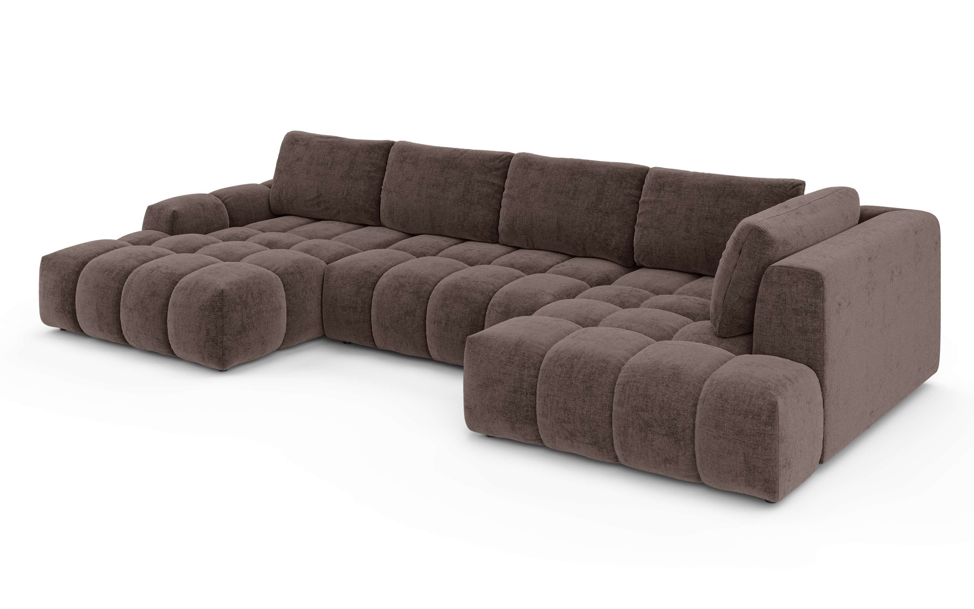 OTTO home Wohnlandschaft »AZITA U-Form, Breite 363 cm - OTTO. Verlässliche Qualität.« wahlweise als Schlafsofa mit Bettkasten, Bubble-Optik