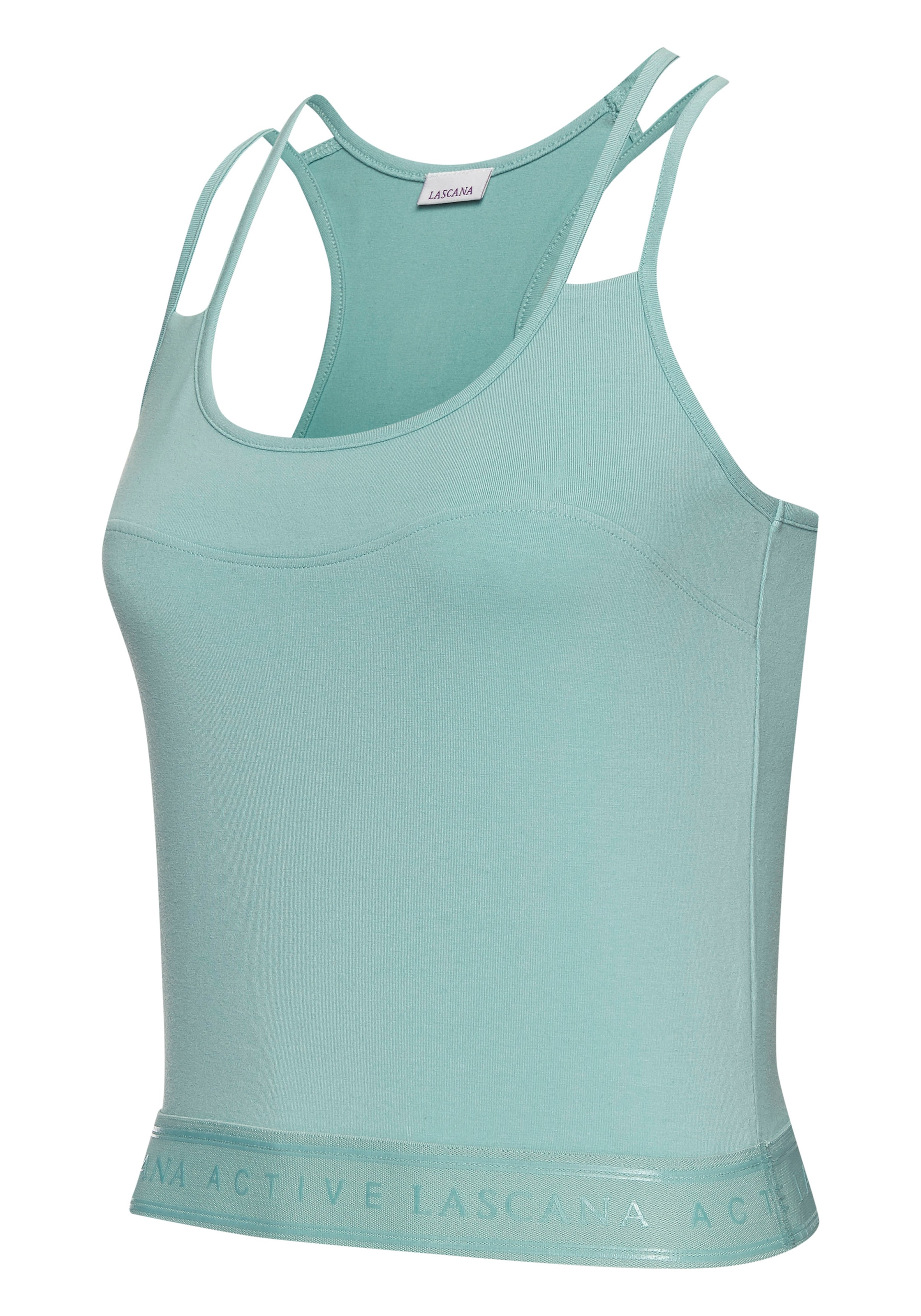 LASCANA ACTIVE Crop-Top, mit Teilungsnaht