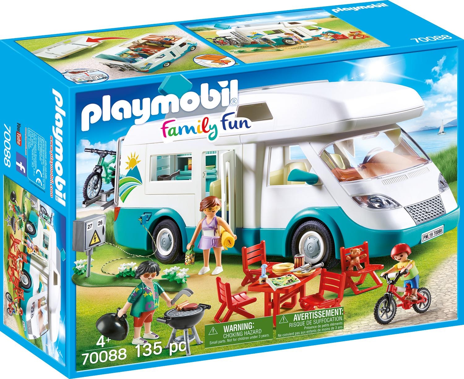 Konstruktions-Spielset »Familien-Wohnmobil, Family Fun«, (135 St.), Made in Europe