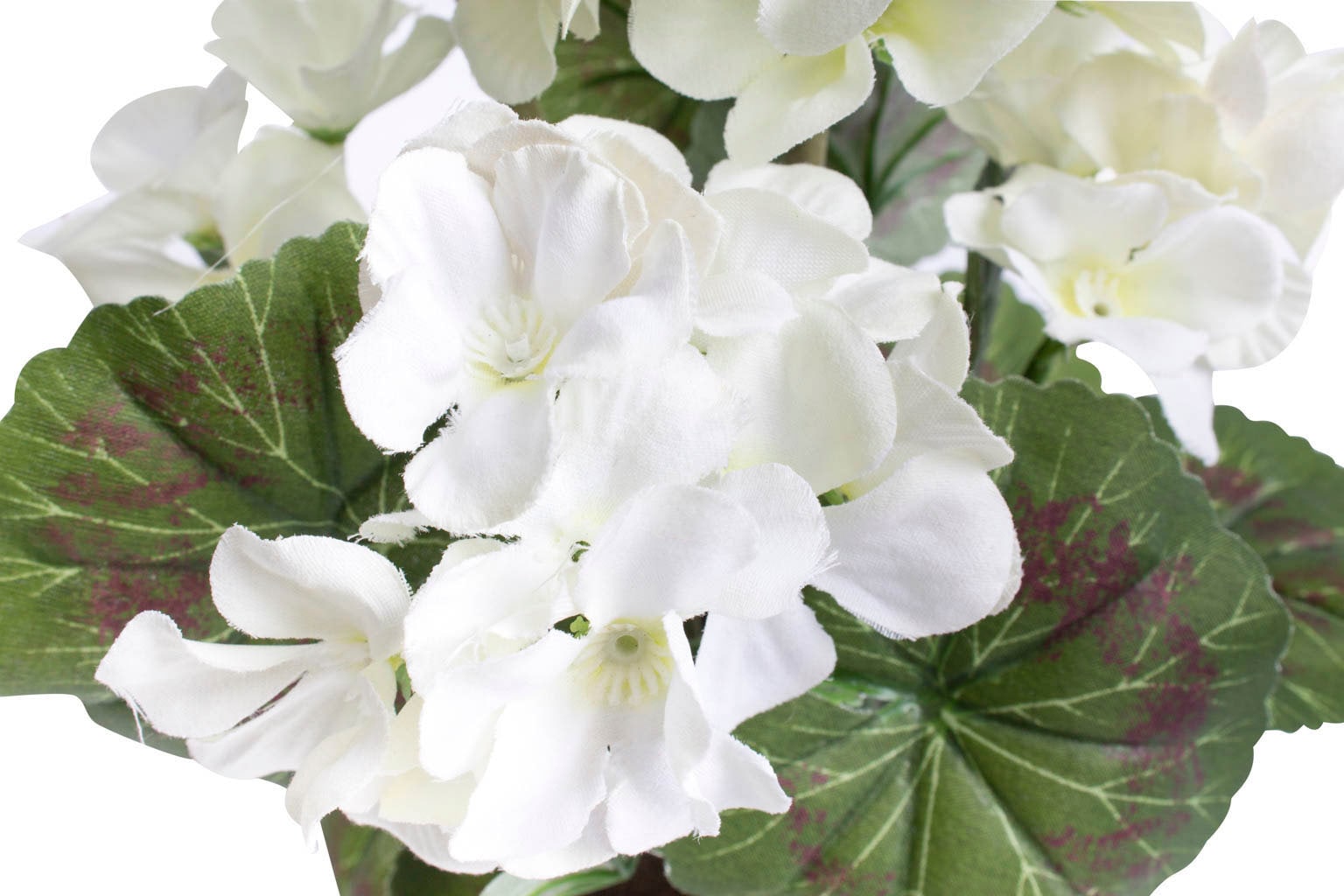 Botanic-Haus Kunstblume »Geranienbusch mit 6 Blütenköpfen«