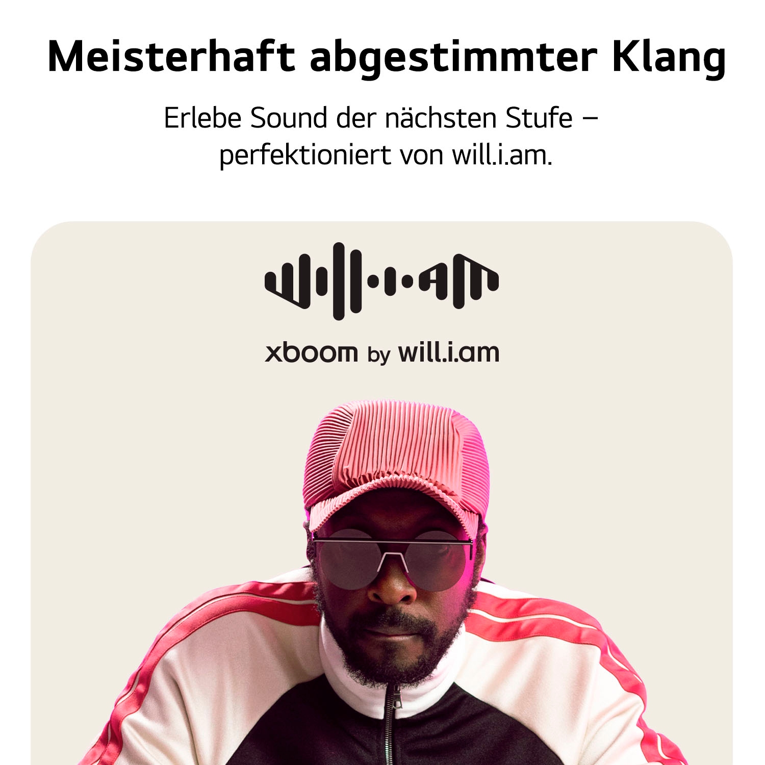 LG Bluetooth-Speaker »xboom GRAB« 1.1 (Bluetooth Apple Siri | Beleuchtungseffekte | EQ Modi | Extra Bass | Google Assistant | Lautstärkeanpassung | Multipoint Anbindung | Wireless Party Connect 30 W)