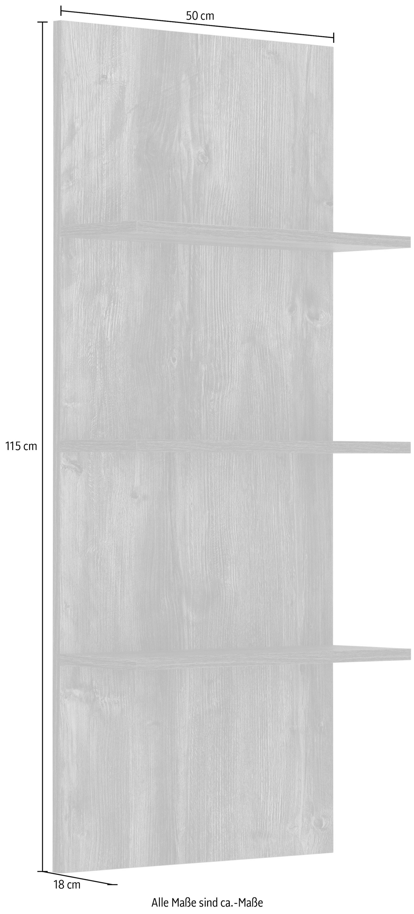 KOCHSTATION Ablageregal »KS-Brindisi«, 50 cm breit, viel Ablagefläche