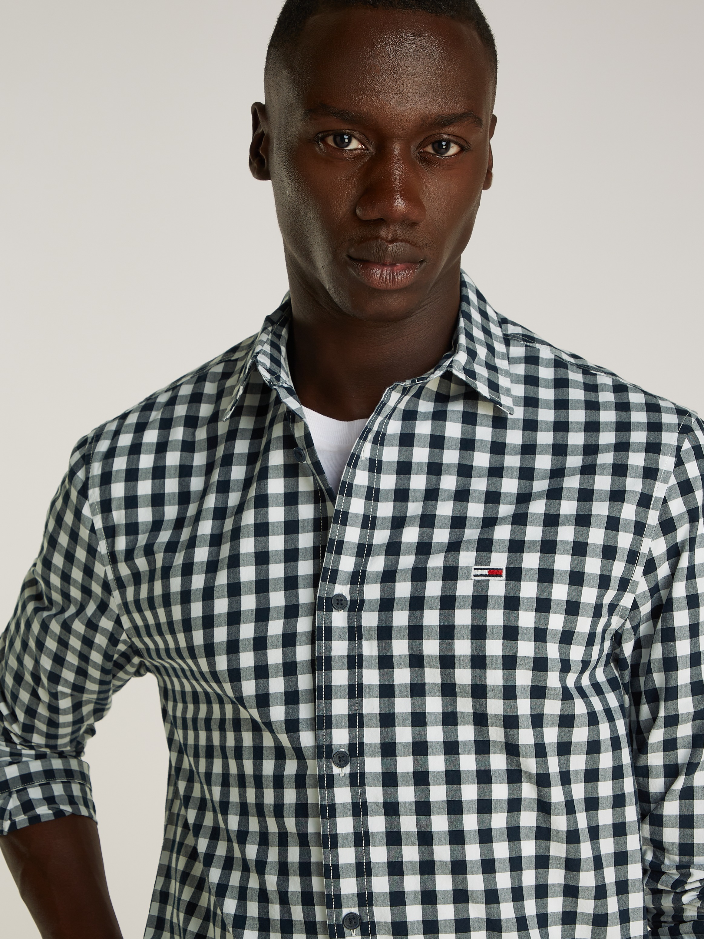 Tommy Jeans Karohemd »TJM REG POPLIN CHECK SHIRT«