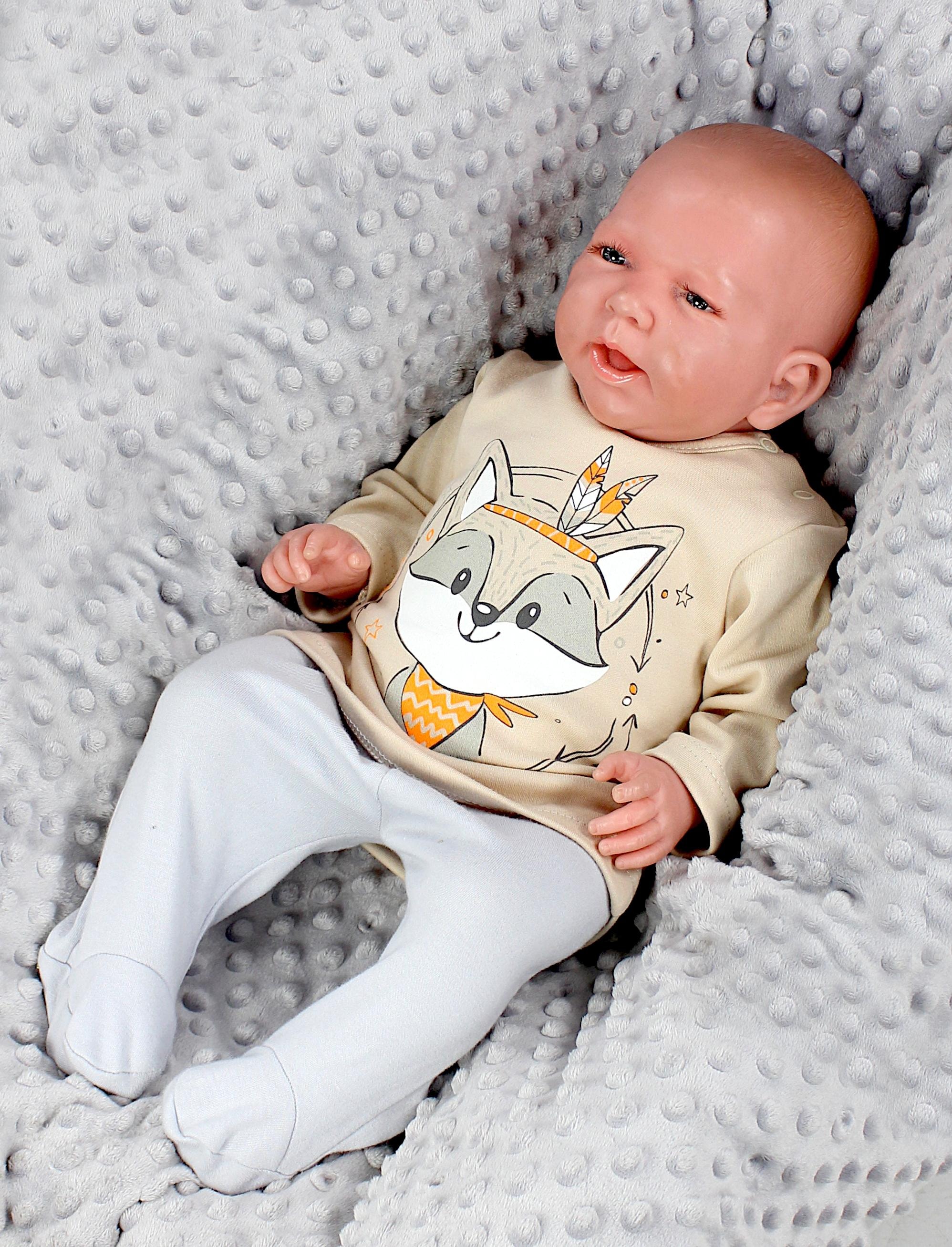 TupTam Langarmshirt »Shirt Unisex Baby Langarmshirt mit Spruch Aufdruck 3er Set«
