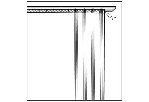 echter Gardine St.), Wirth Stickerei, »Elena«, Spitze (2 mit veredelt Raffhalter Plauener inkl.