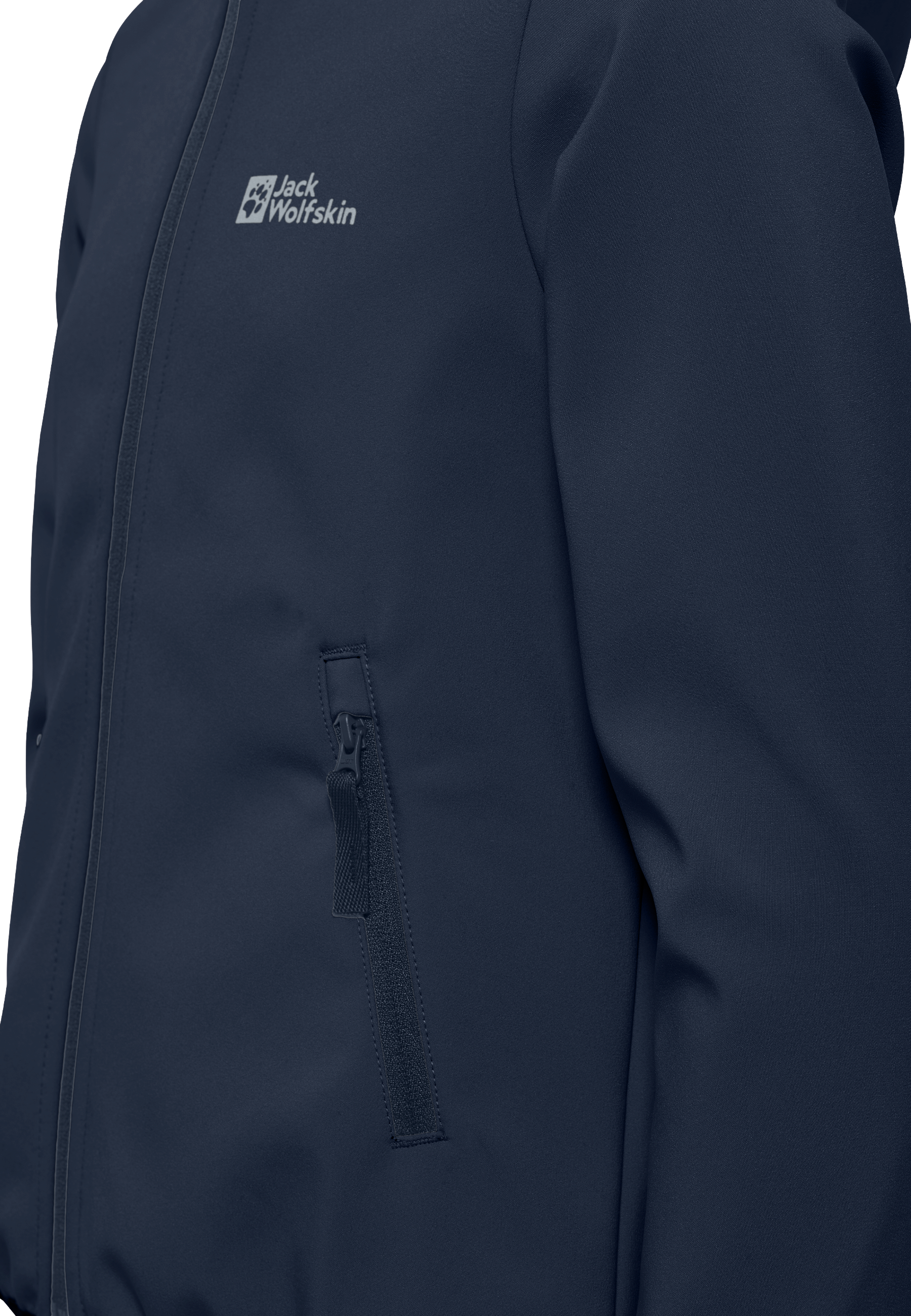 Jack Wolfskin Softshelljacke »FOURWINDS JACKET KIDS«, mit Kapuze