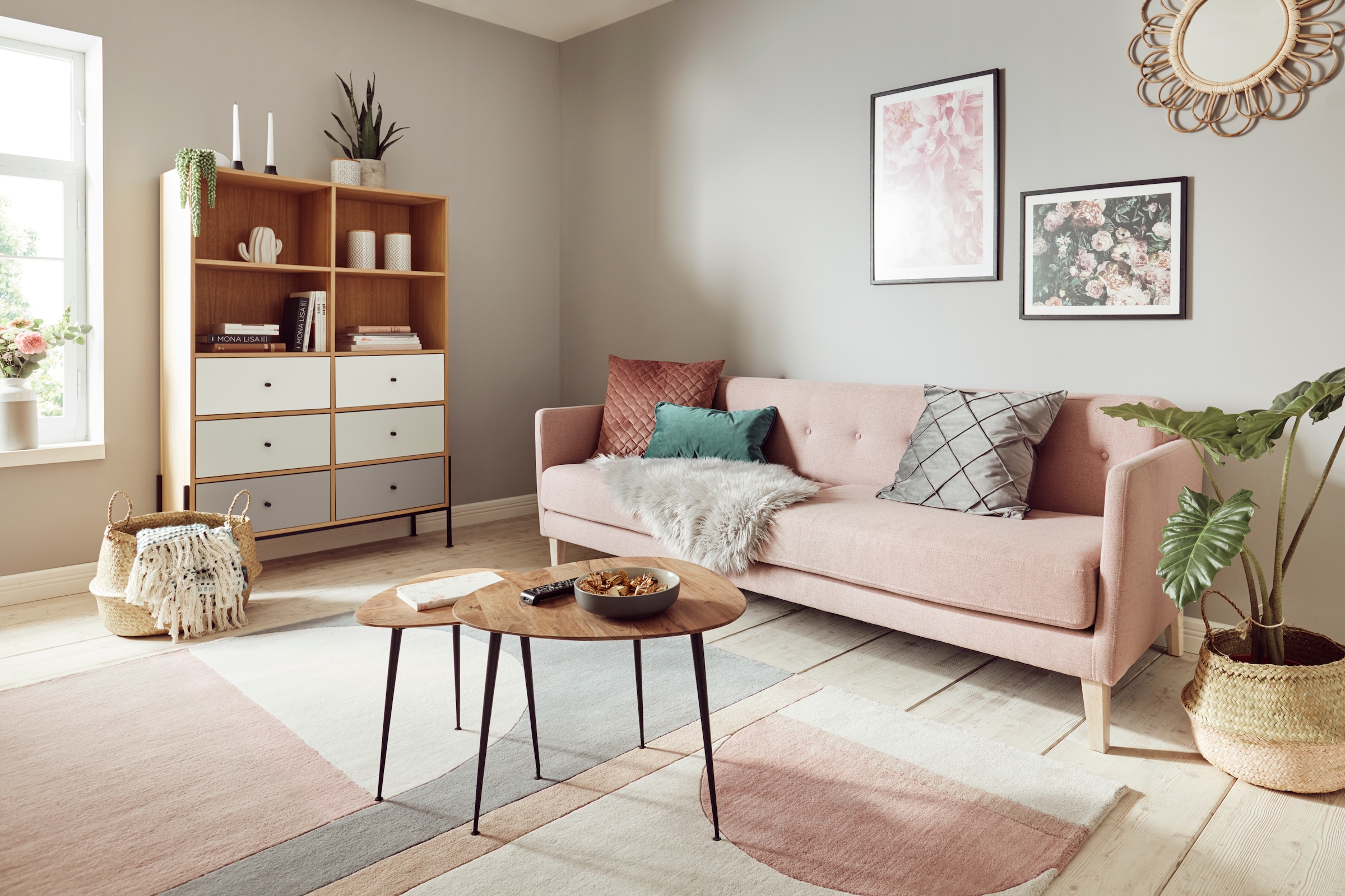 my home Fellteppich »Sammo«, fellförmig, 60 mm Höhe, Kunstfell, leuchtende Farben, besonders weich, echter Kuschelteppich
