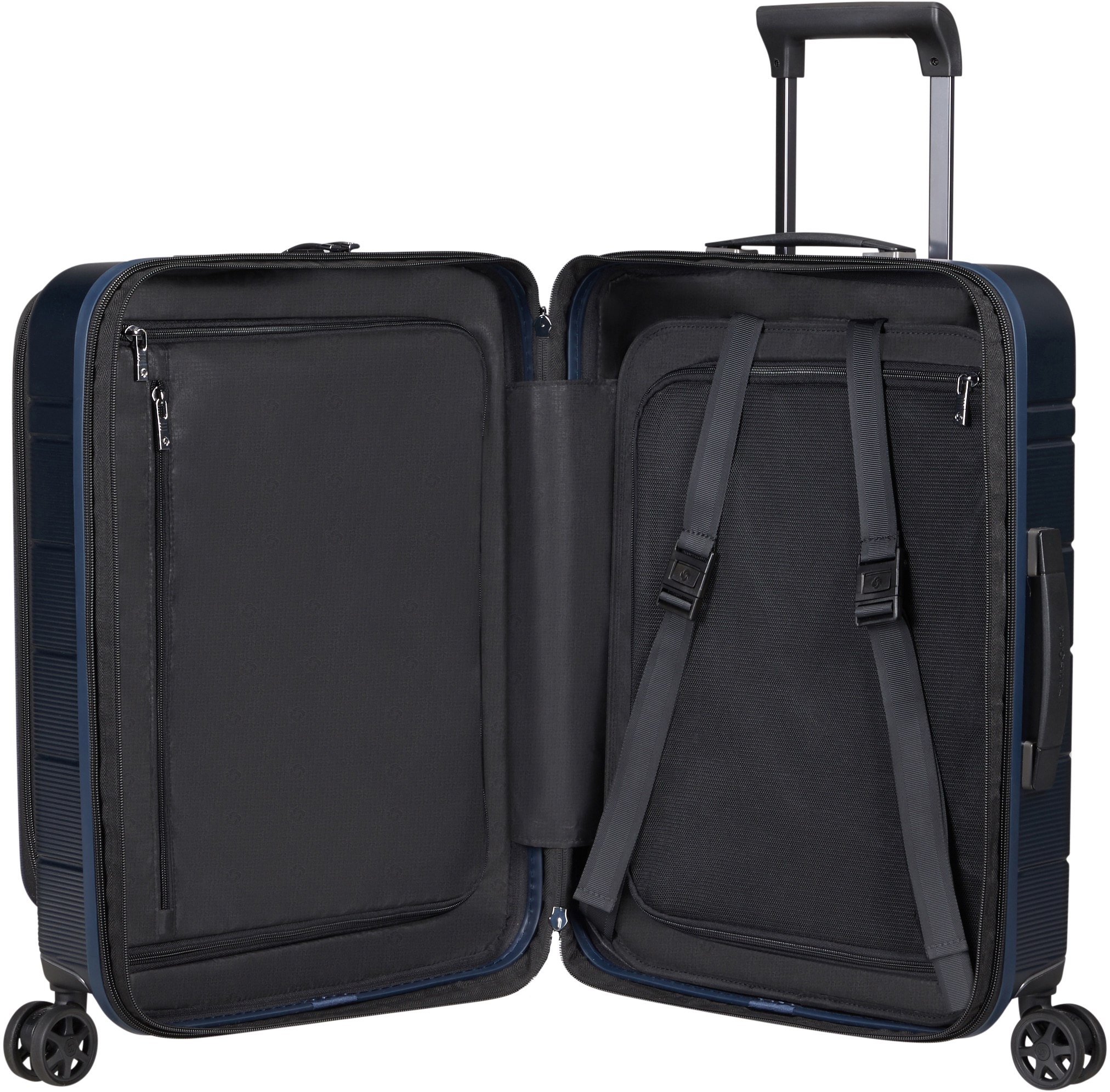 Samsonite Hartschalen-Trolley »NEOPOD, 55 cm«, 4 St. Rollen, Handgepäck Reisekoffer TSA-Zahlenschloss USB-Schleuse