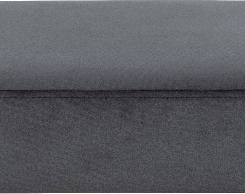 ACTONA GROUP Sitzbank »Ximena«, St.), bestellen und Breite Metallbeinen, auf edlem schwarzen cm 95 (1 mit Samtvelours Raten