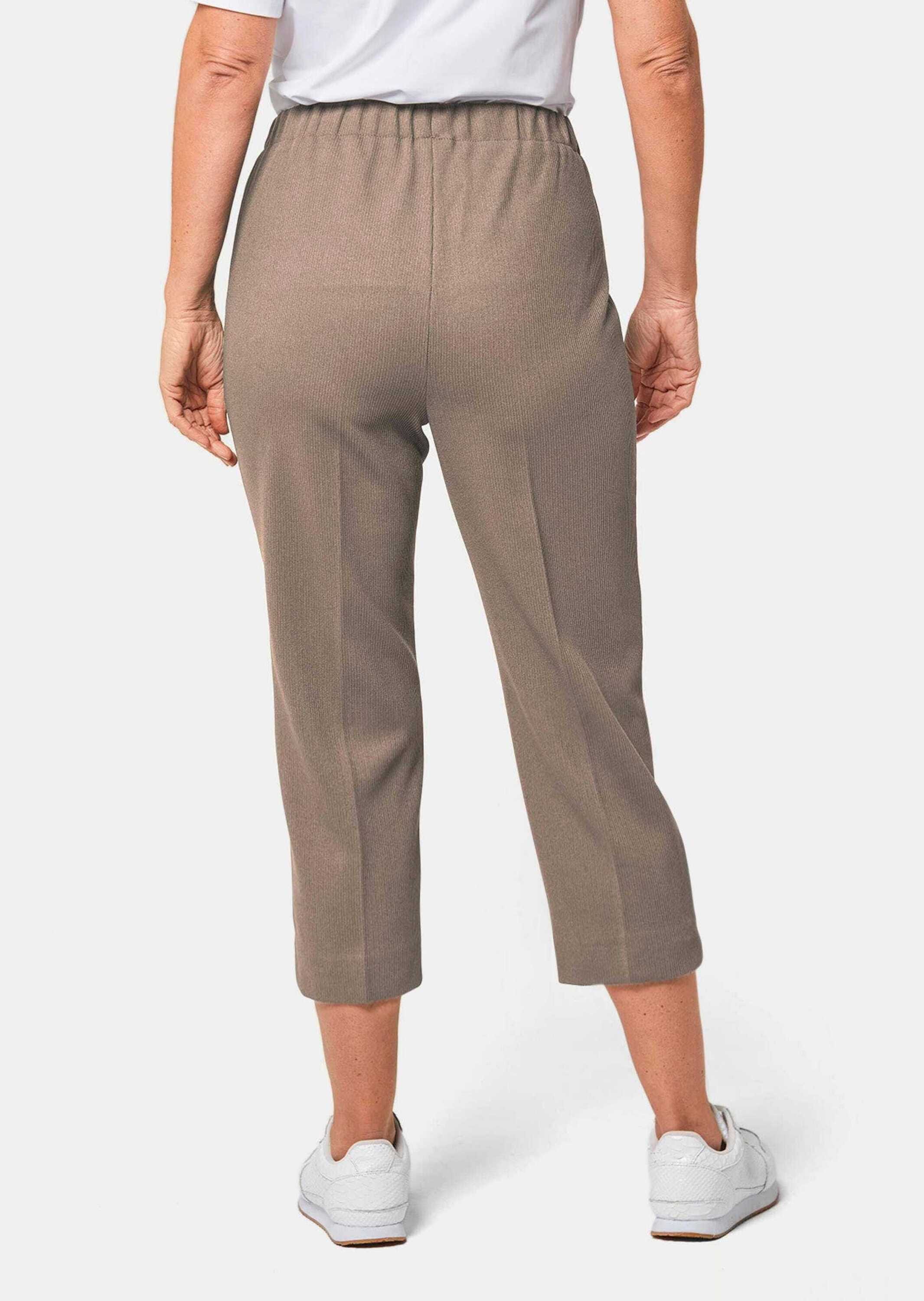 GOLDNER Caprihose »Trageangenehme 7/8-Rippenhose«