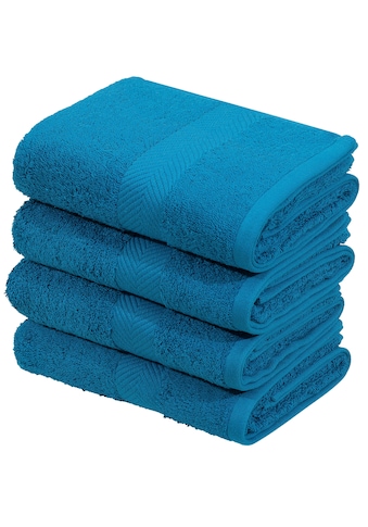 Home affaire Handtücher »Eva«, (4 St.), Premium-Qualität, Handtuchset aus 100 % Baumwolle kaufen