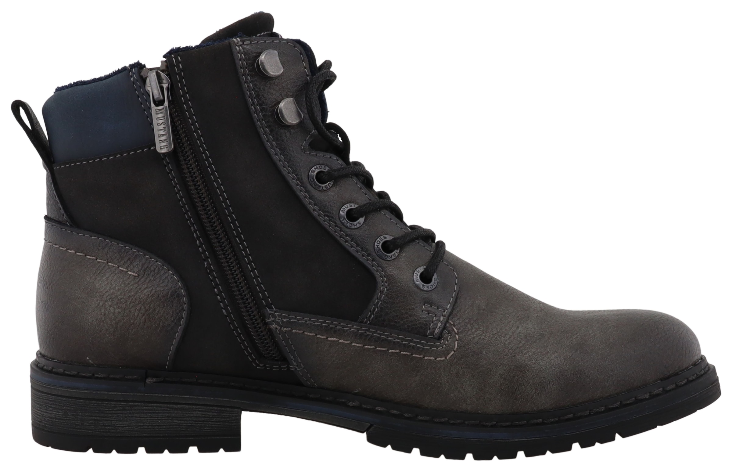 Mustang Shoes Schnürboots »Marcas«  Business Stiefel, Boots mit Textilfutter