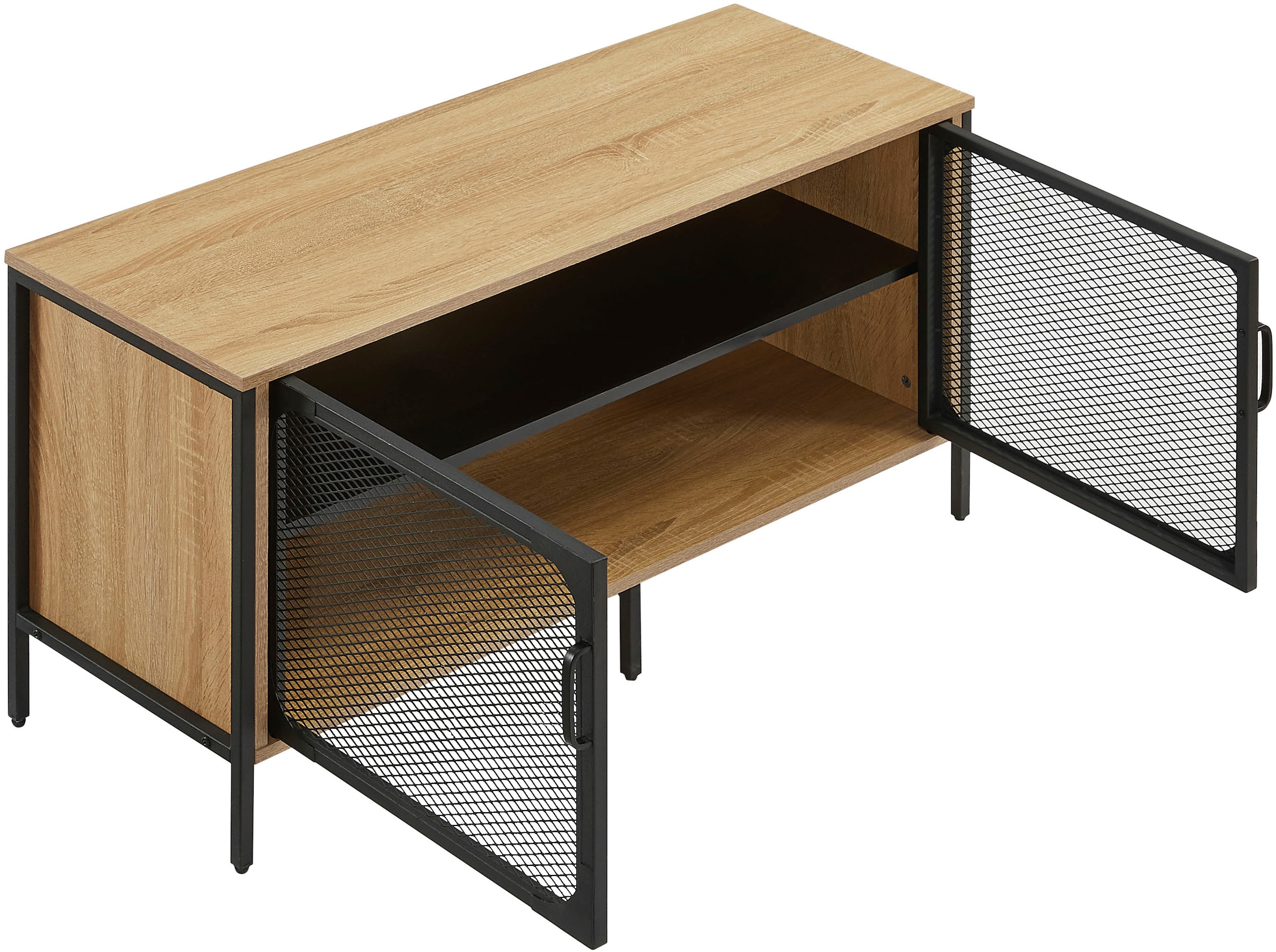 OTTO home TV-Board »Amance« mit natürlichen ABS-Kanten und langlebigem Metallgestell