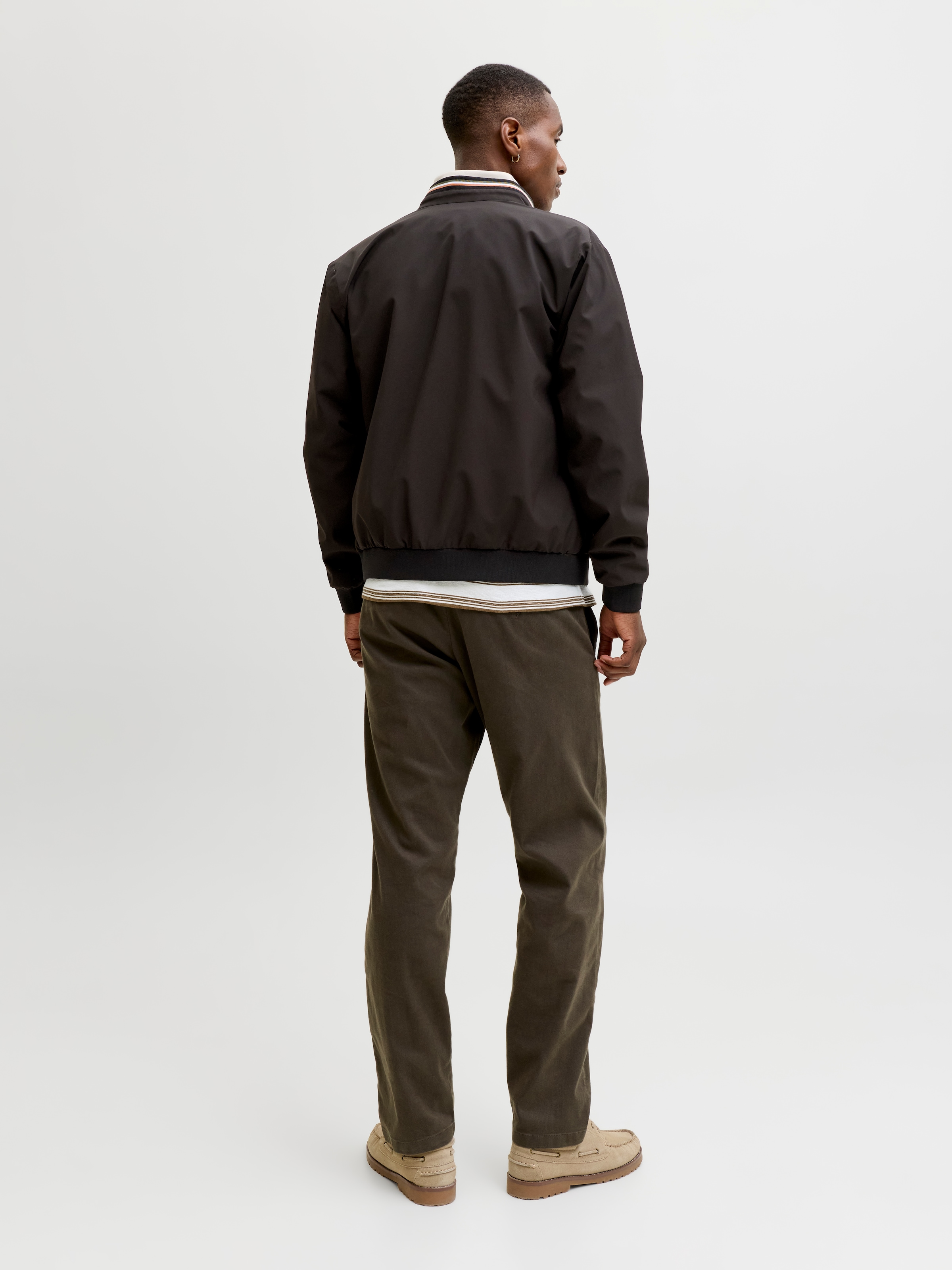 Jack & Jones Bomberjacke »JPRBLUBRAD BOMBER JACKET SN« Materialmix, regular fit